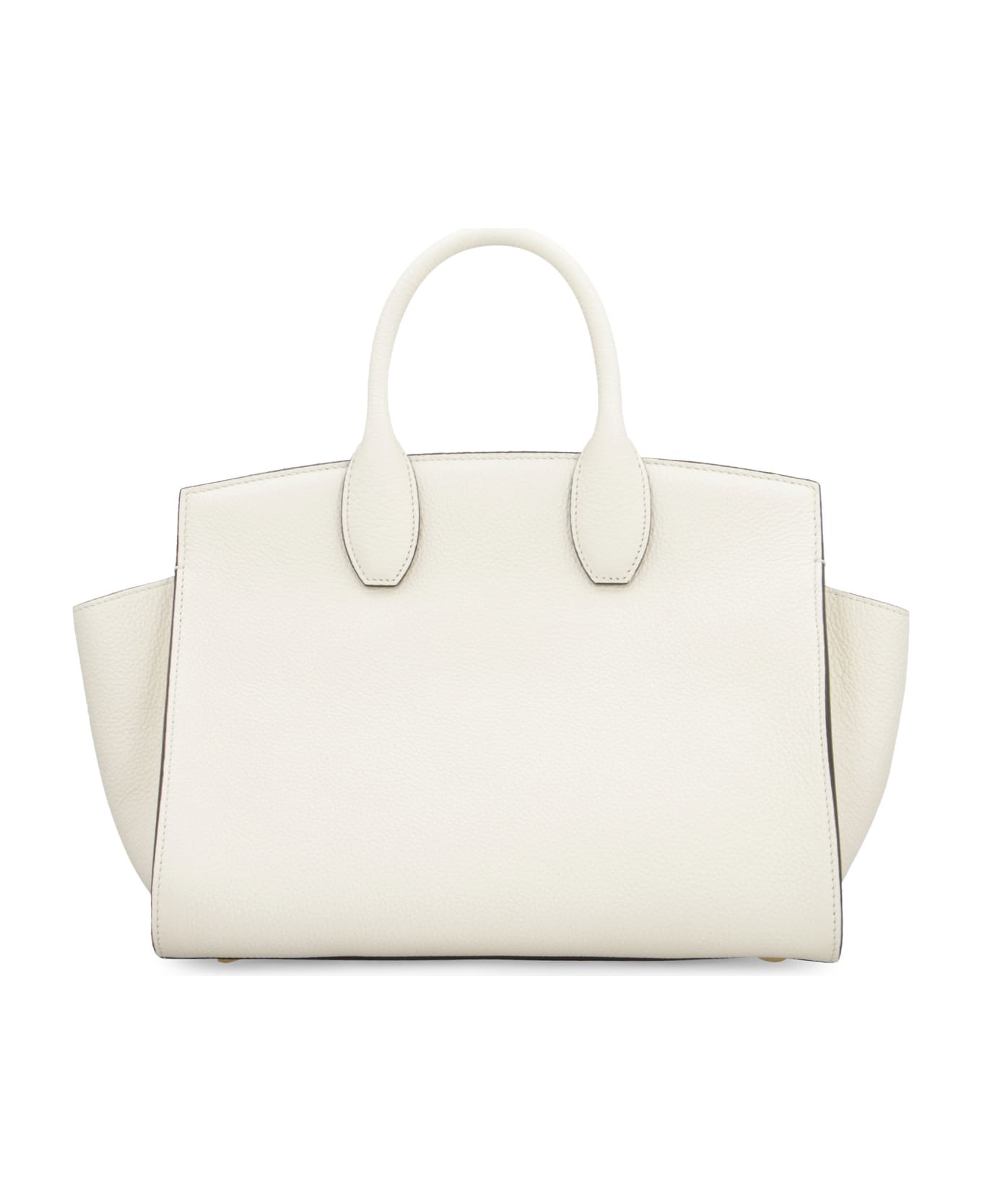 Ferragamo Studio Soft Leather Handbag - panna