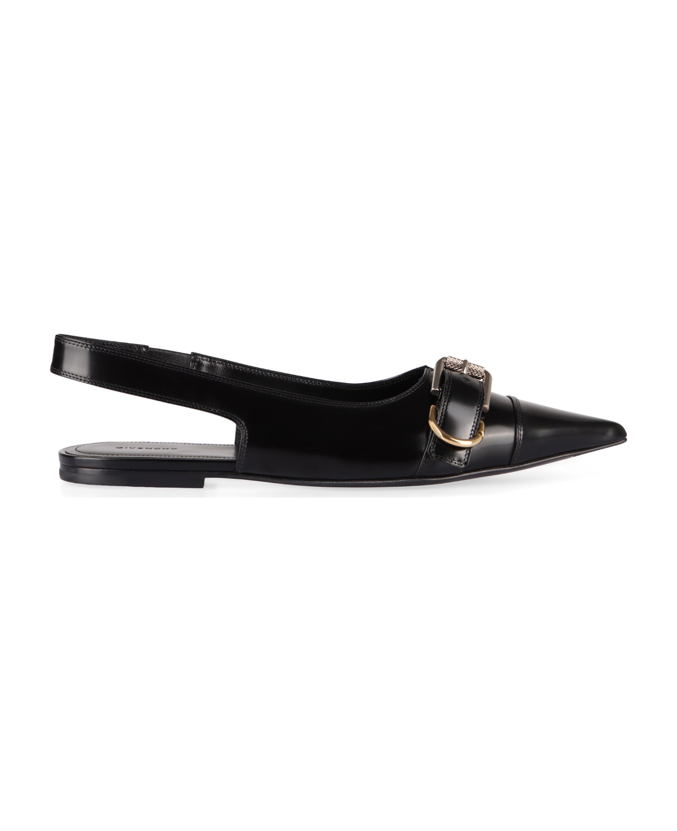 Givenchy Voyou Leather Slingback Pumps - black