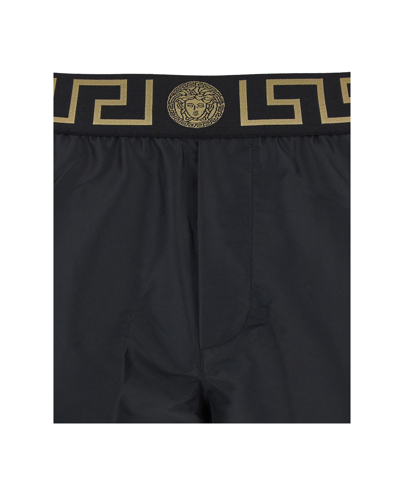 Versace Swimshorts - Black Gold Greek Key