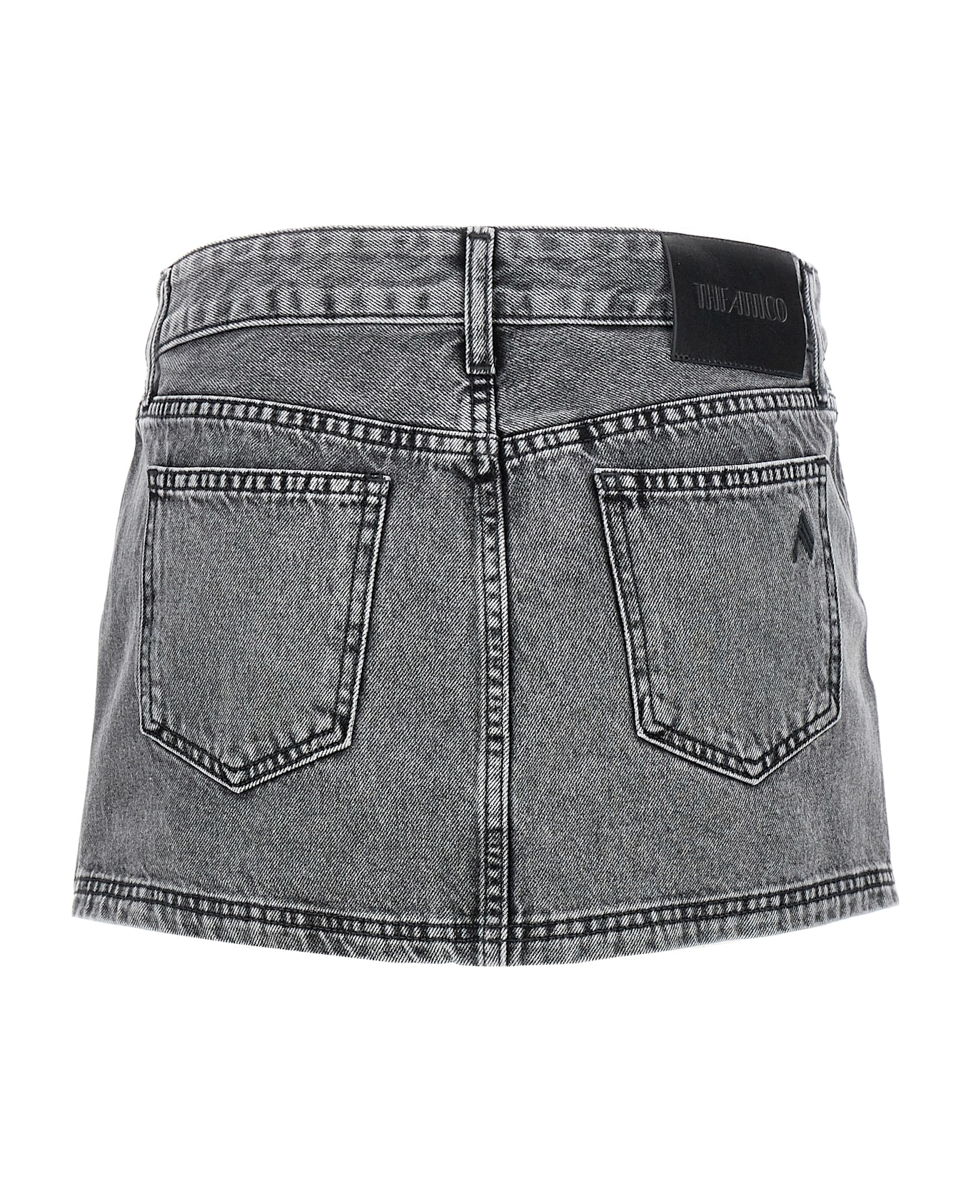 The Attico Multipocket Mini Skirt - Gray
