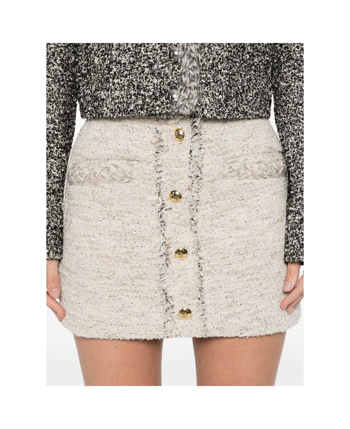 Isabel Marant Gleny Mini Skirt - Beige