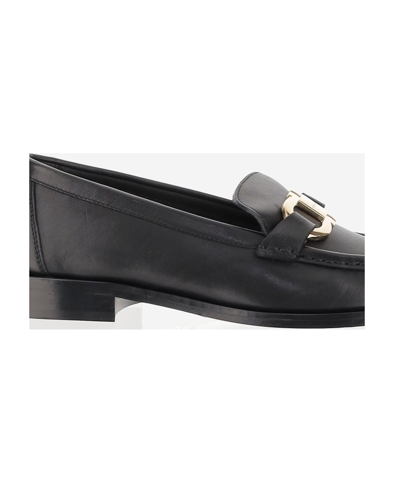 Ferragamo Moccasins Ornament Hooks - Black