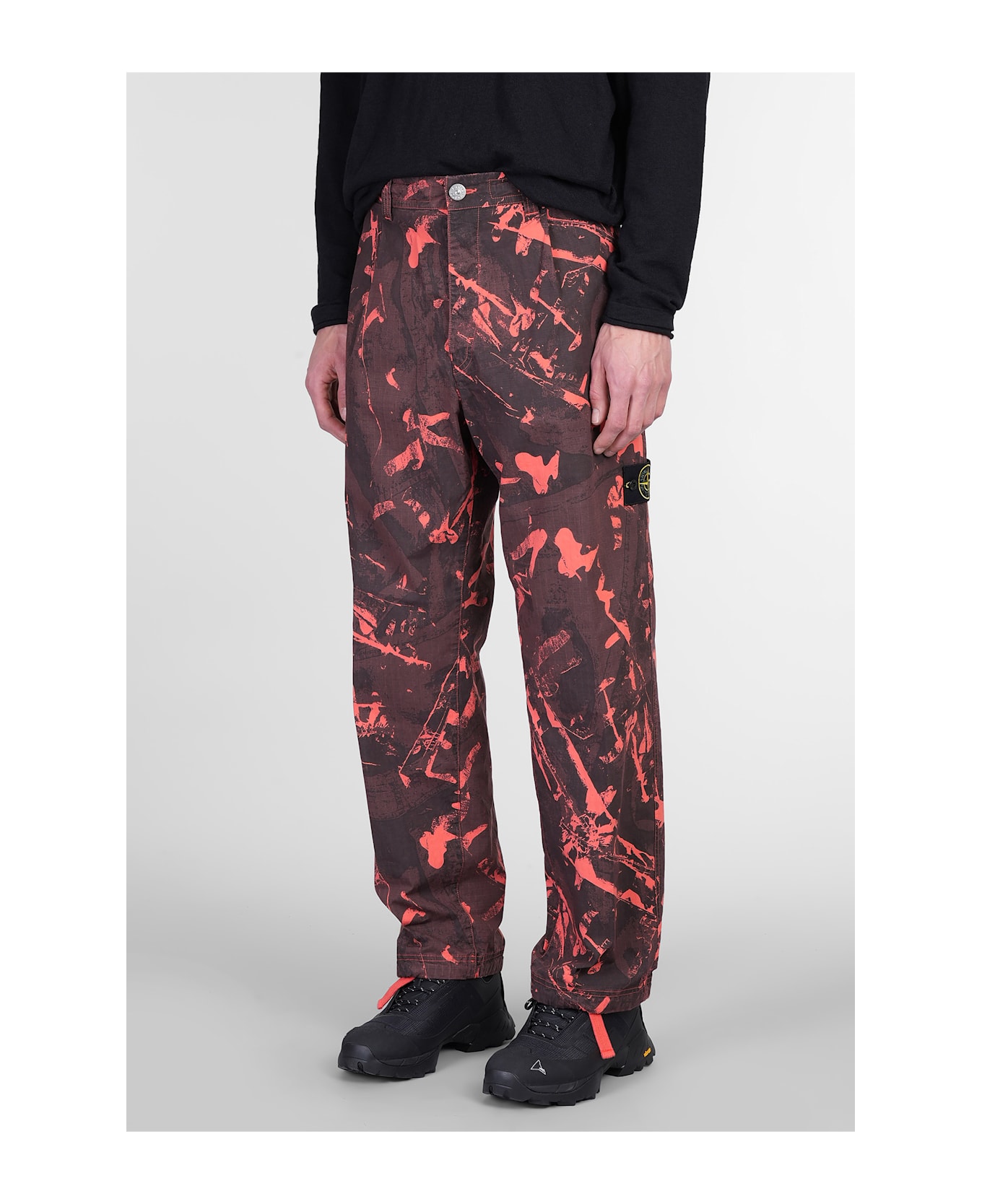 Pants In Black Cotton - Thumbnail 5
