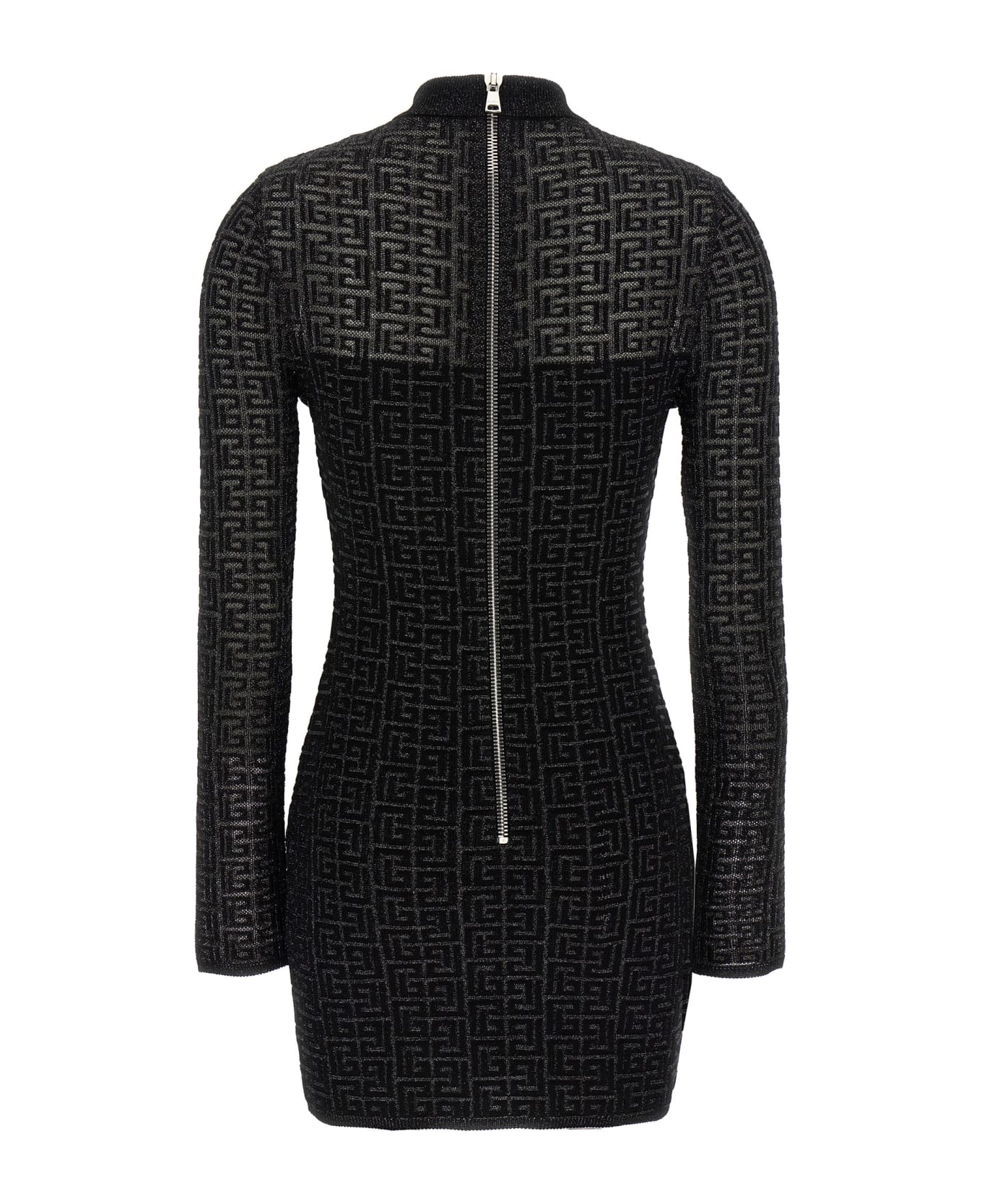 Balmain Black Viscose Dress - NOIRARGENT