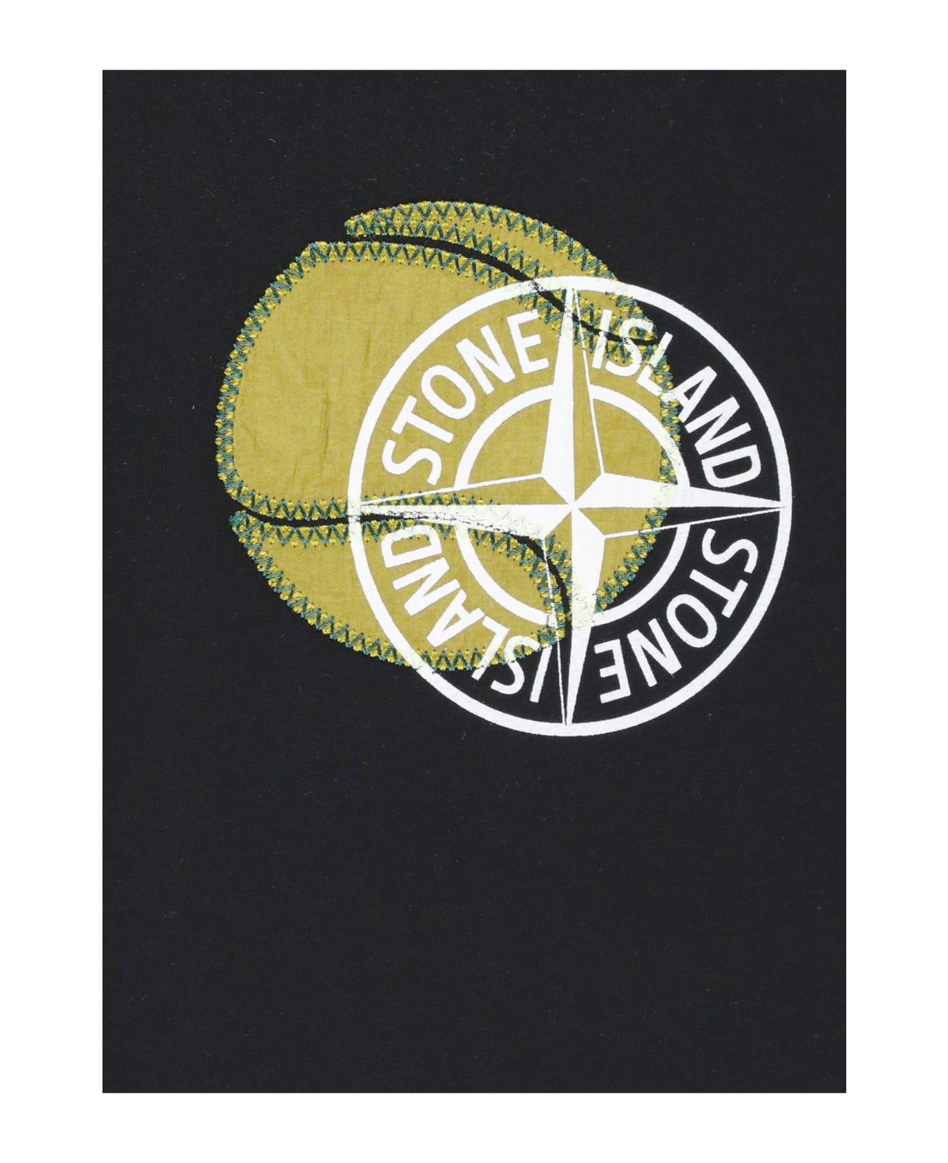Stone Island T-shirt With Logo - Black