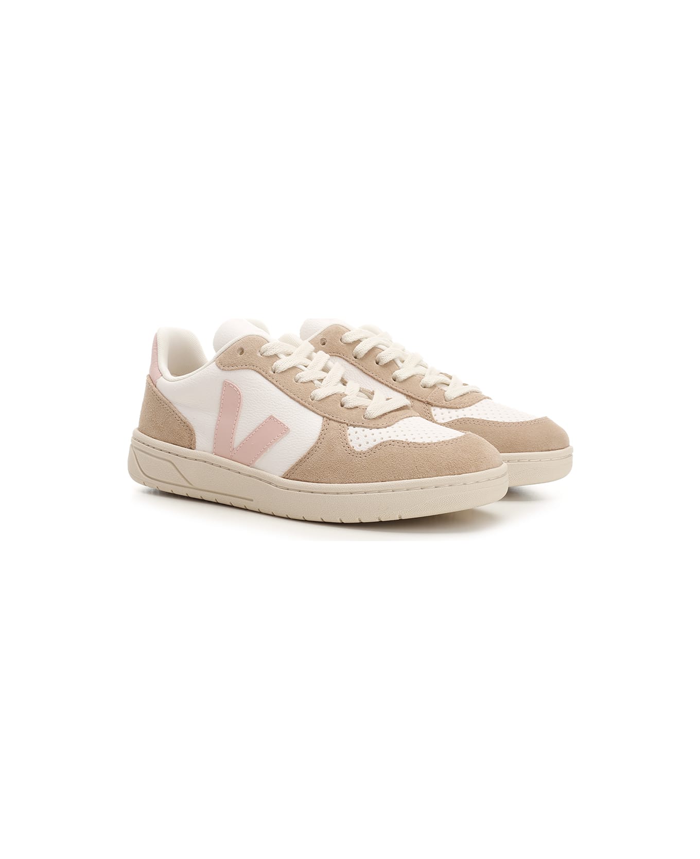 Veja 'v-10' Sneaker - Extra White Petale Sahara