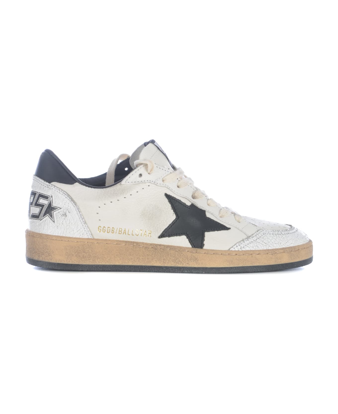 Golden Goose Sneakers Golden Goose "ball Star" Made Of Leather - Bianco