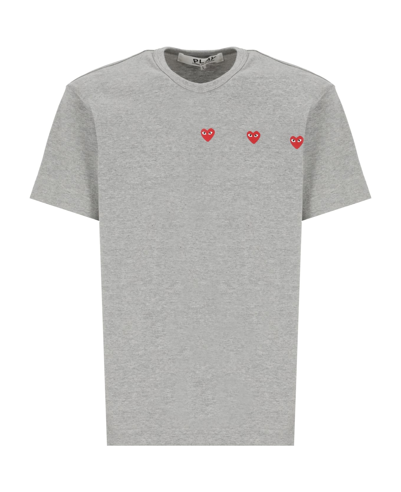 Comme des Garçons Play T-shirt With Logo - Grey