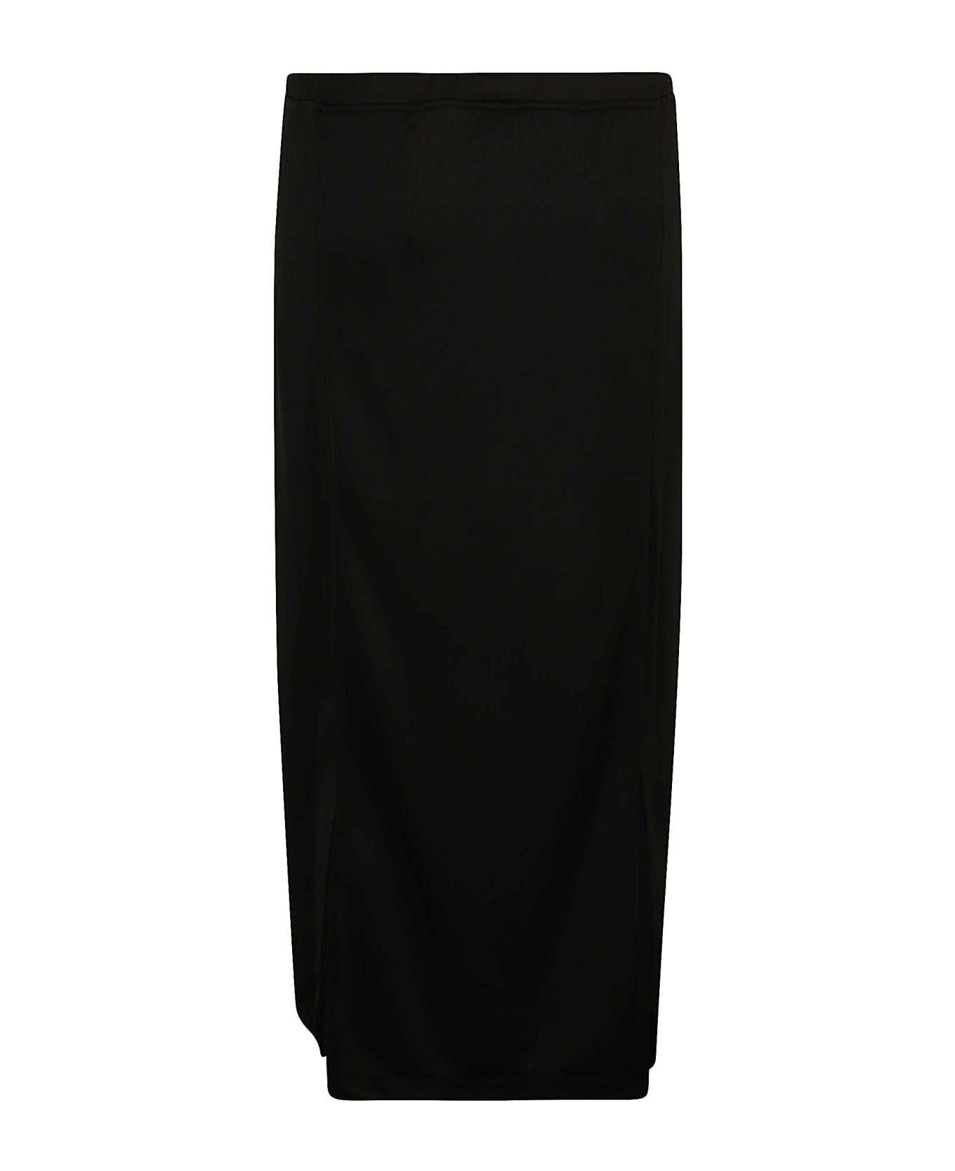 Courrèges Drawstring Waist Side Slit Skirt - Black スカート