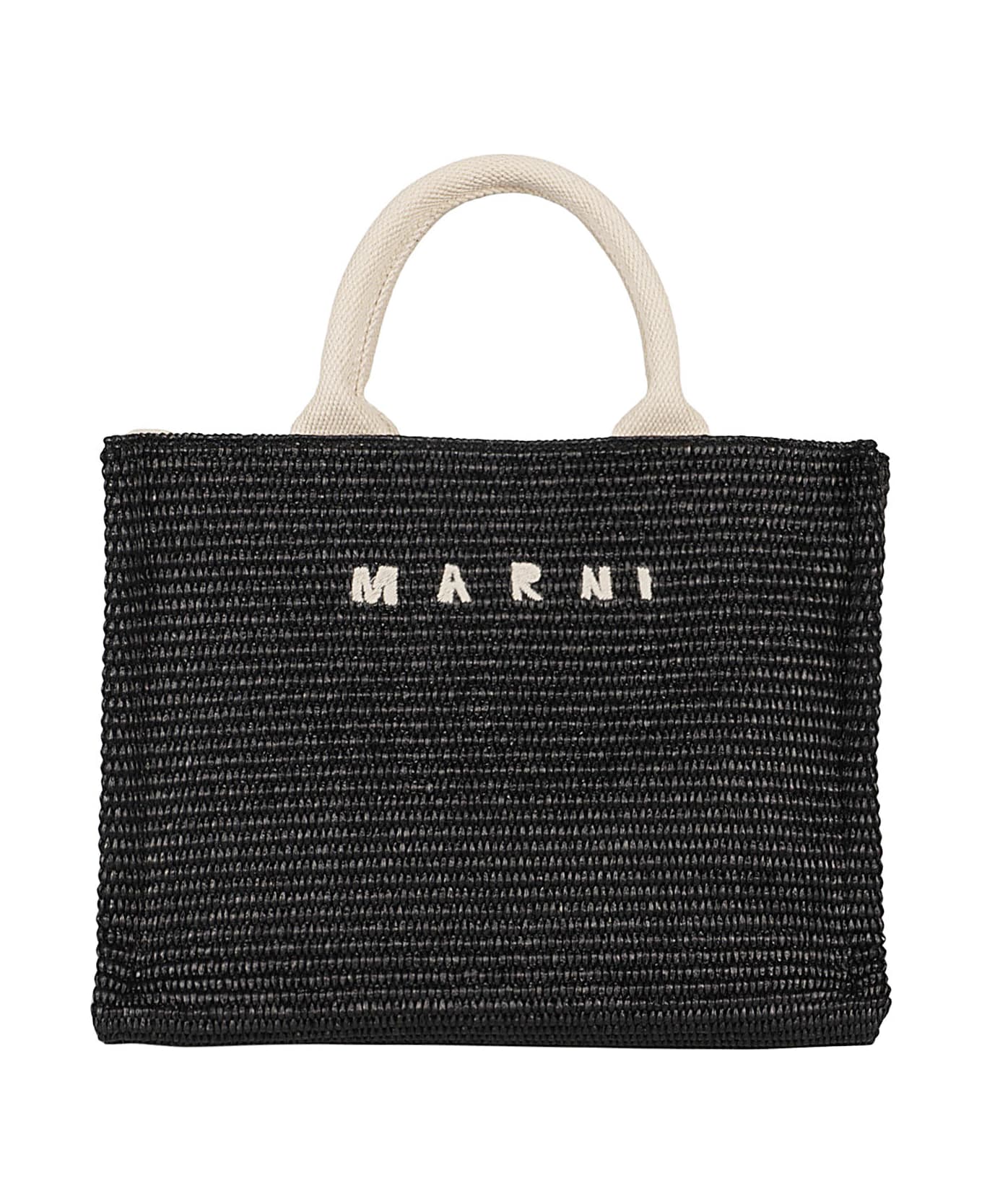 Marni Small Basket - Nero
