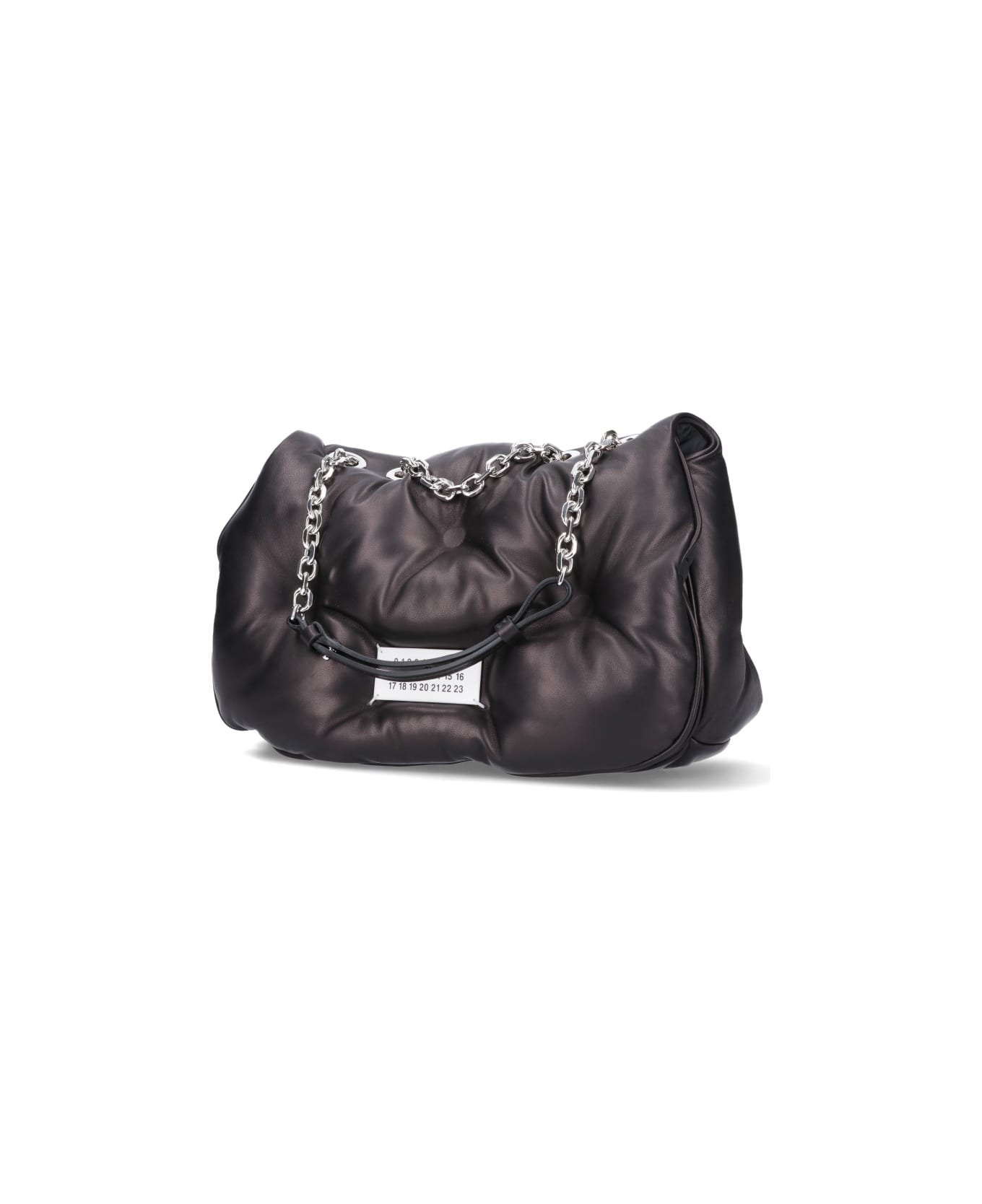 Maison Margiela Medium Bag 
glam Slam Flap
 - Black