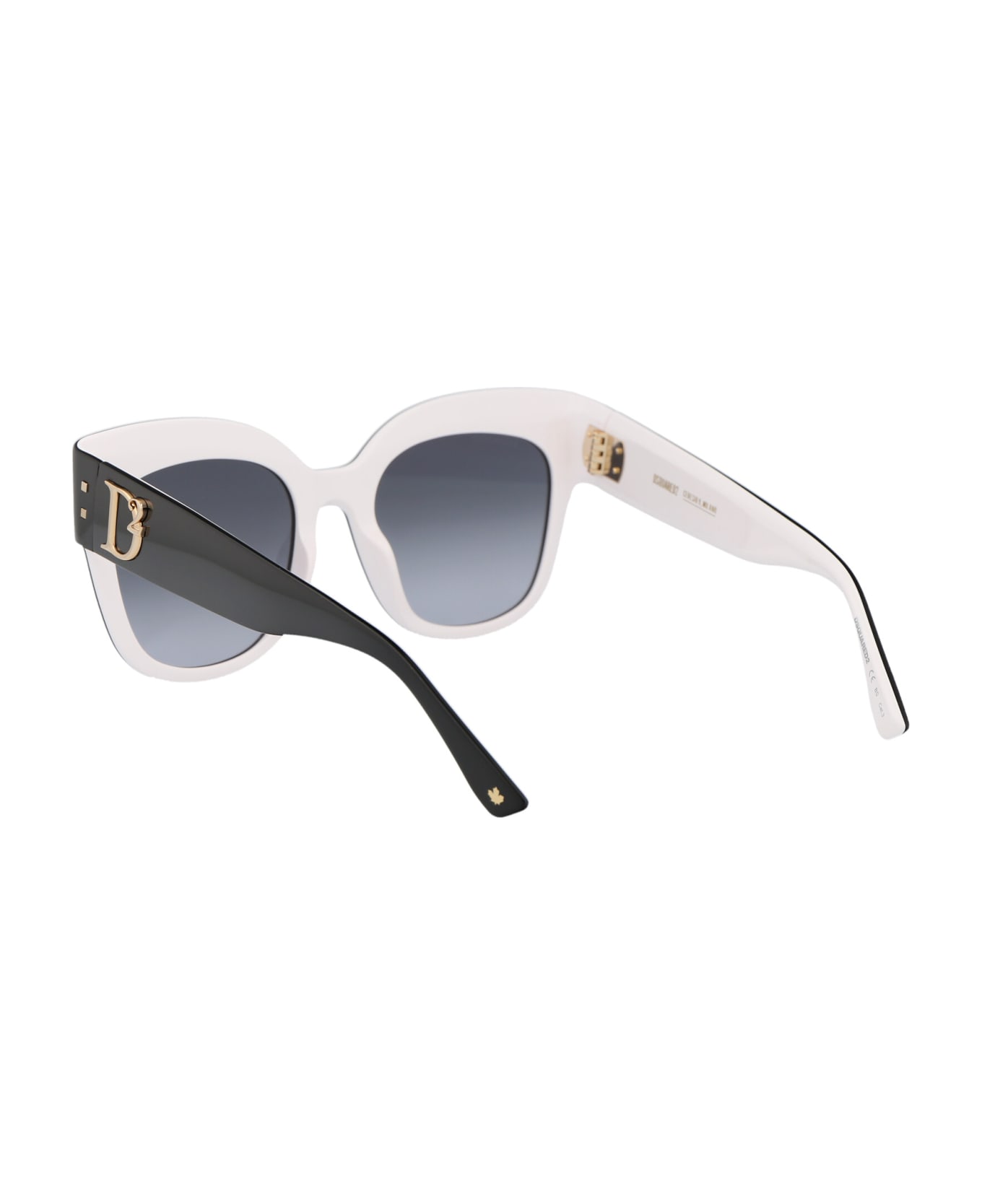Dsquared2 Eyewear D2 0097/s Sunglasses - 80S9O BLACK WHITE