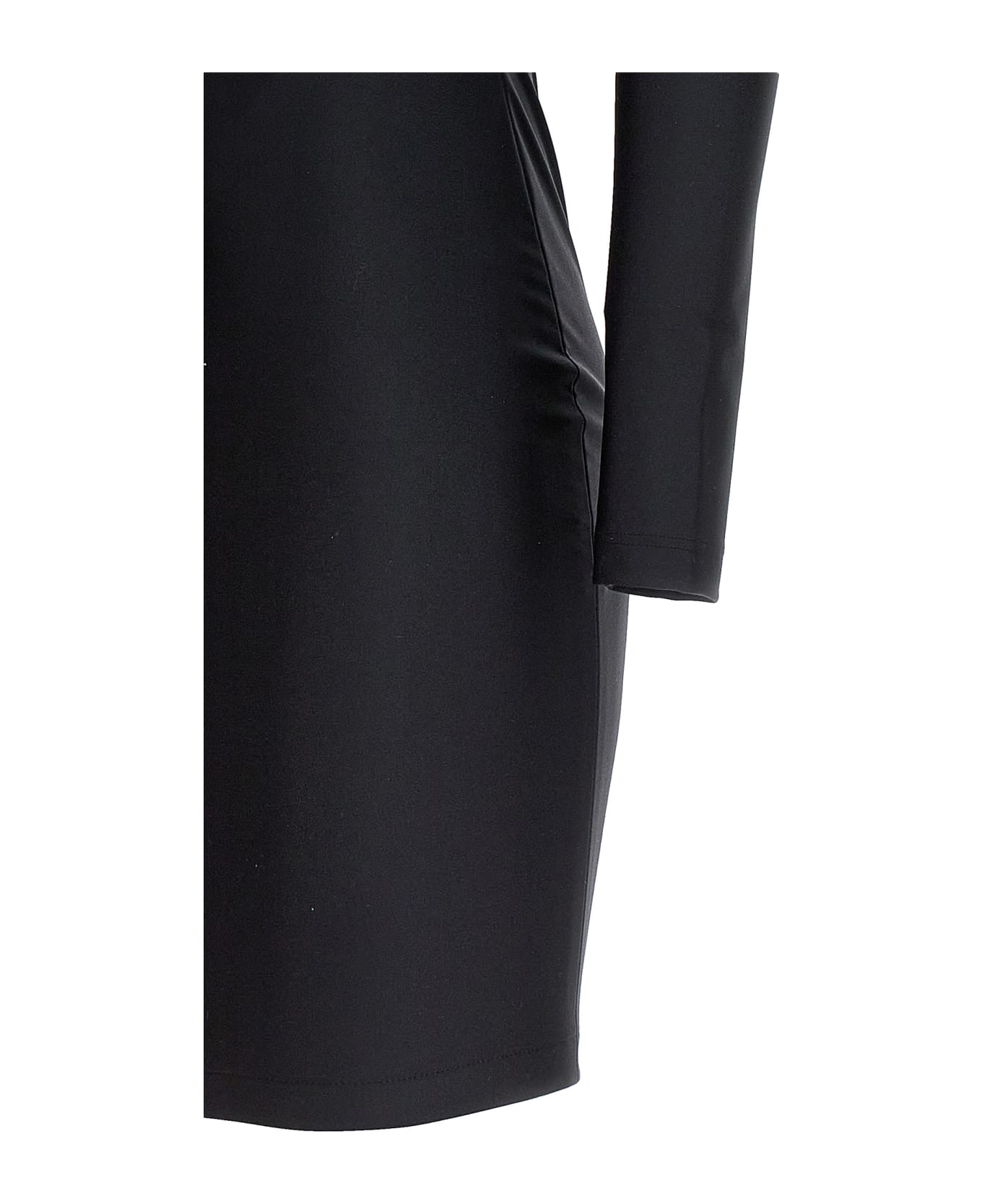 Balenciaga Stretch Nylon Mini Dress - Black ワンピース＆ドレス