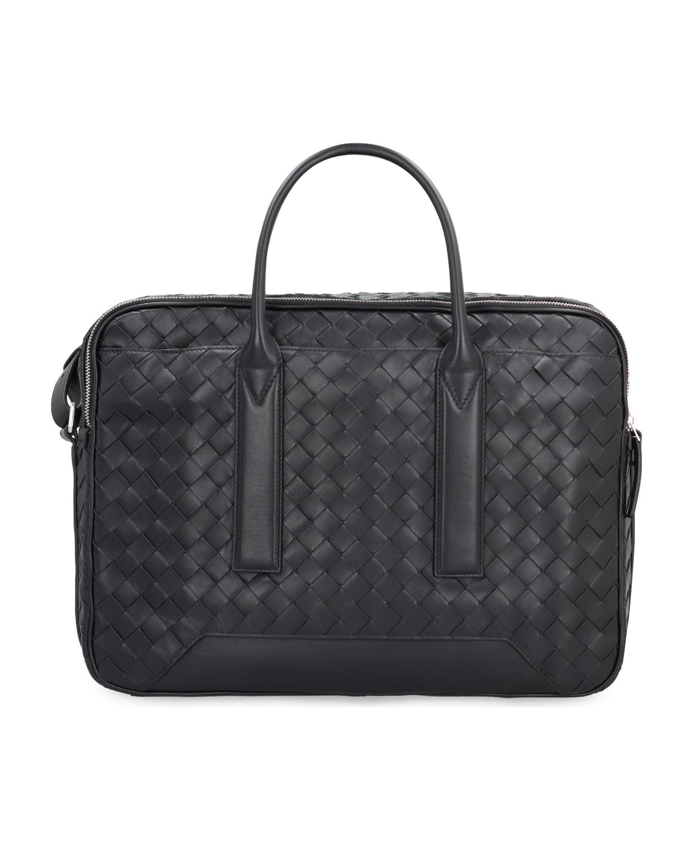 Bottega Veneta Getaway Briefcase - black