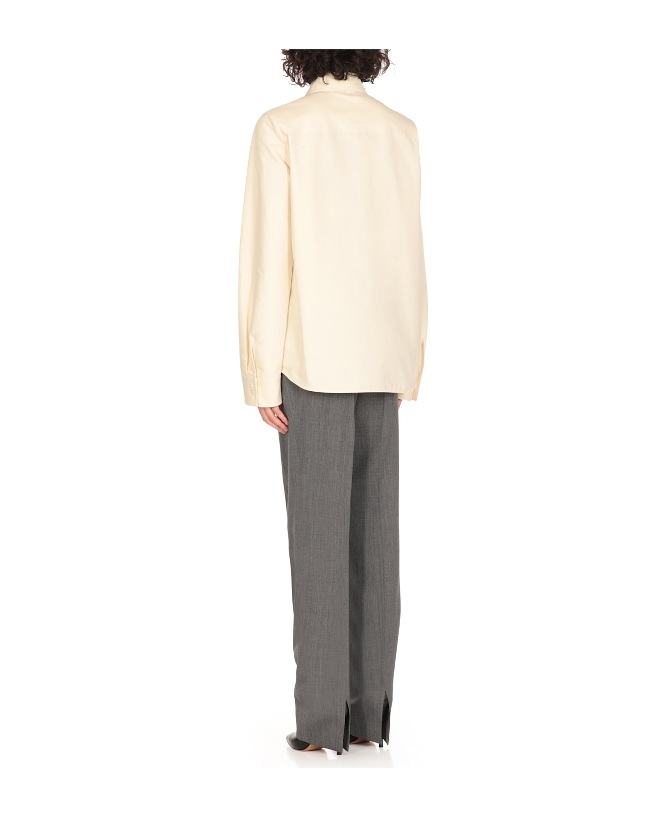 Jil Sander Compact Light Shirt - Ivory
