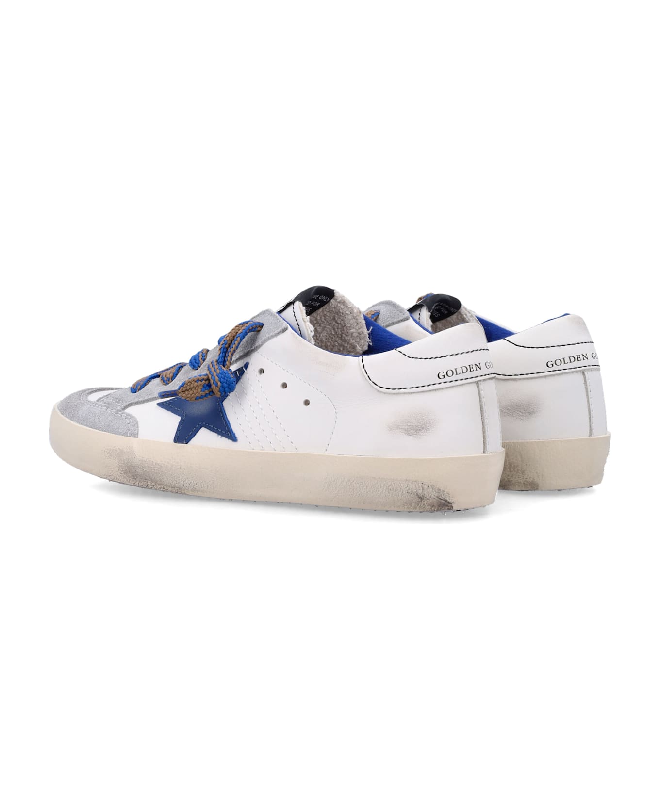 Golden Goose Super-star Penstar - WHITE/BLUE