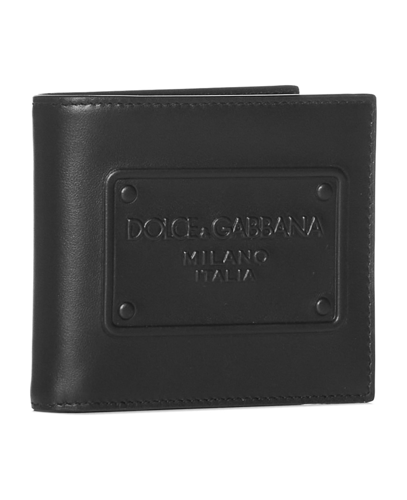 Dolce & Gabbana Bi-fold Logo Wallet - black