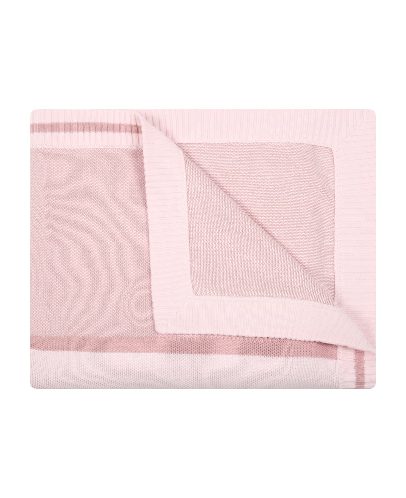 Fendi Pink Blanket For Baby Girl - Pink