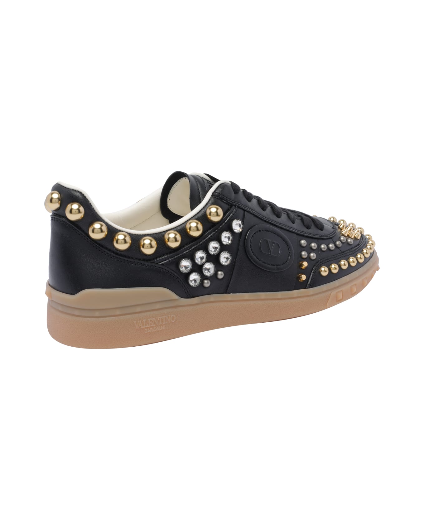 Valentino Garavani Upvillage Sneakers With Studs - Black