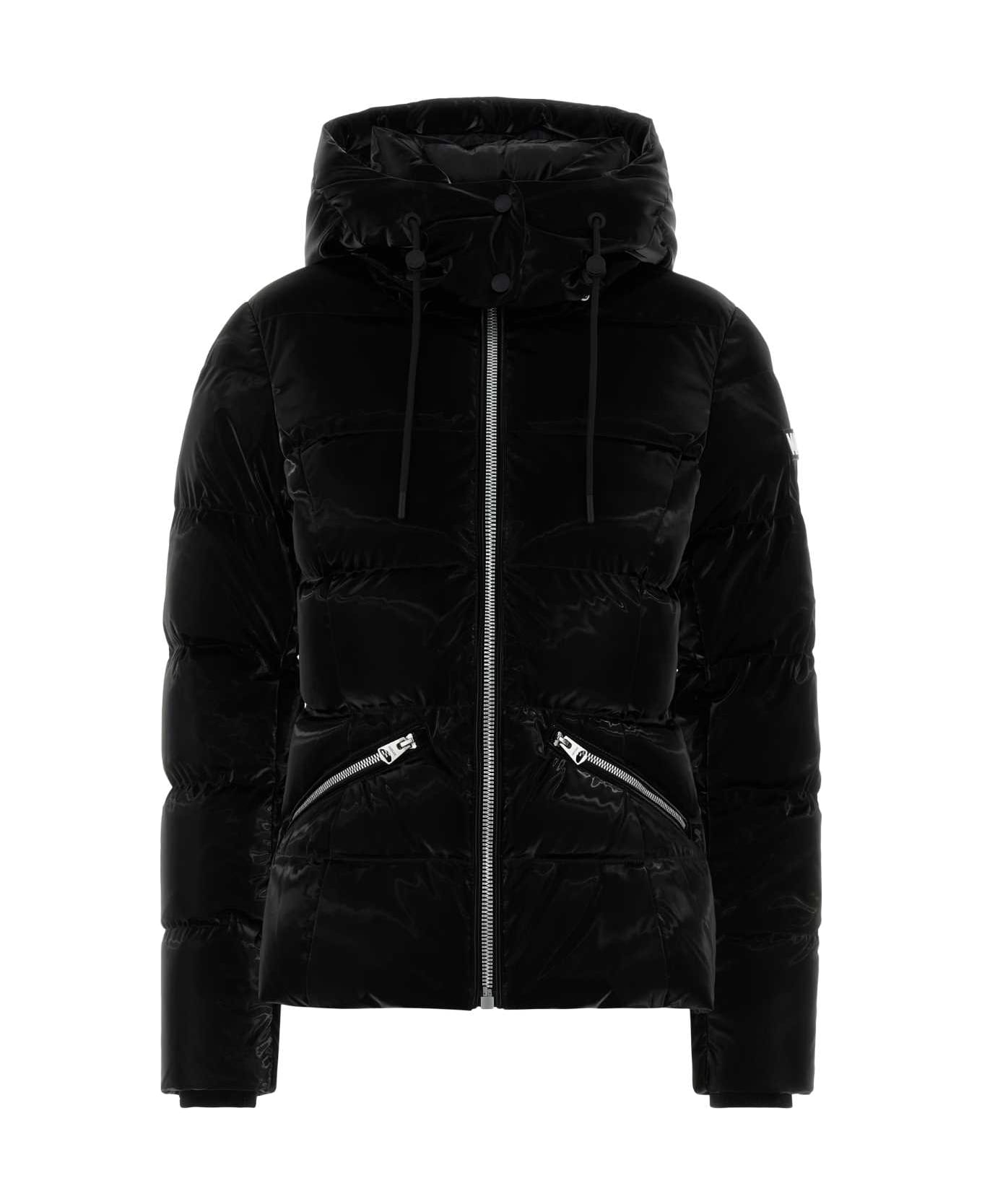 Mackage Black Polyurethane Down Jacket - BLACK