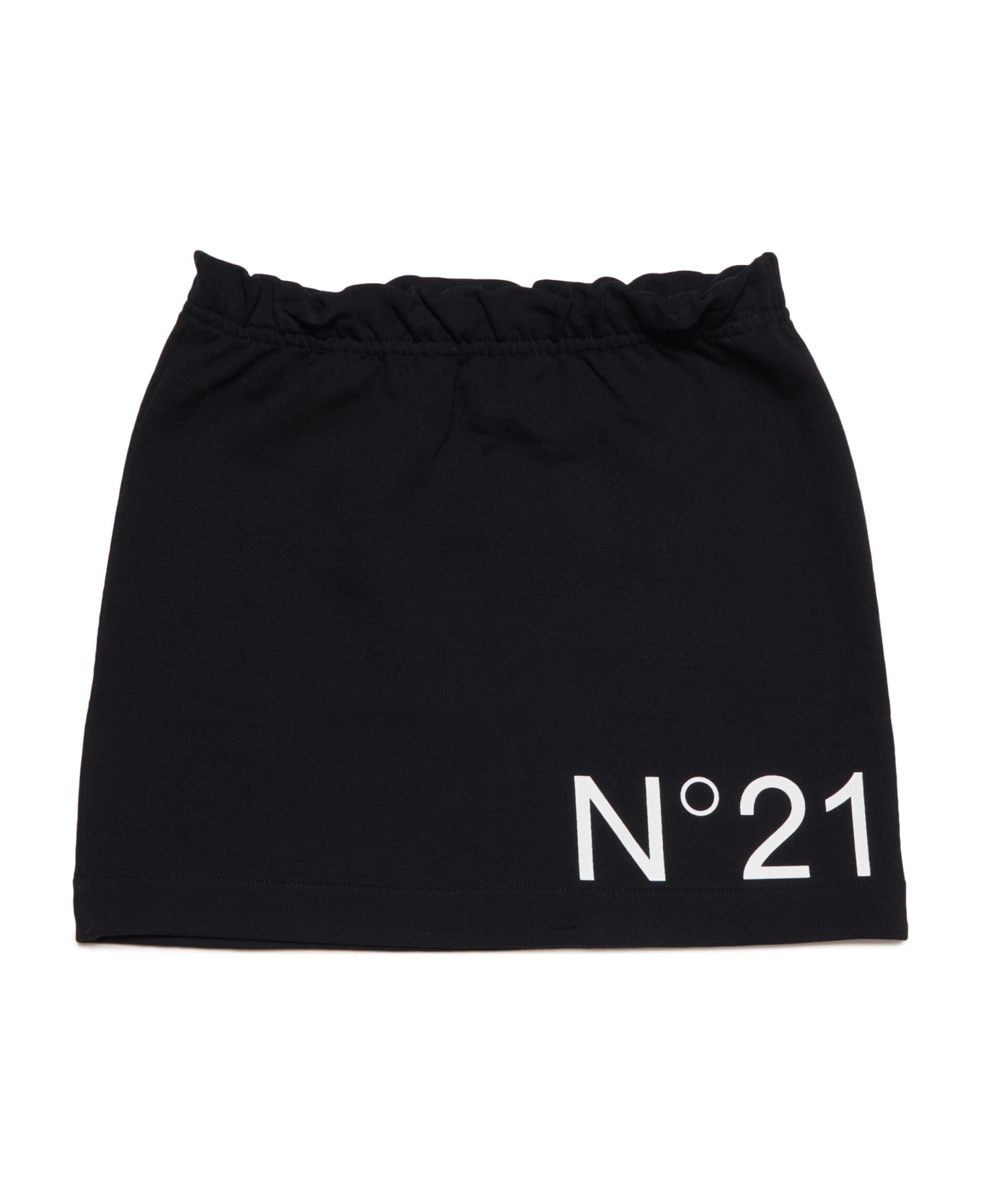 N.21 N21g50f Skirt N21 Branded Fleece Skirt - Nero