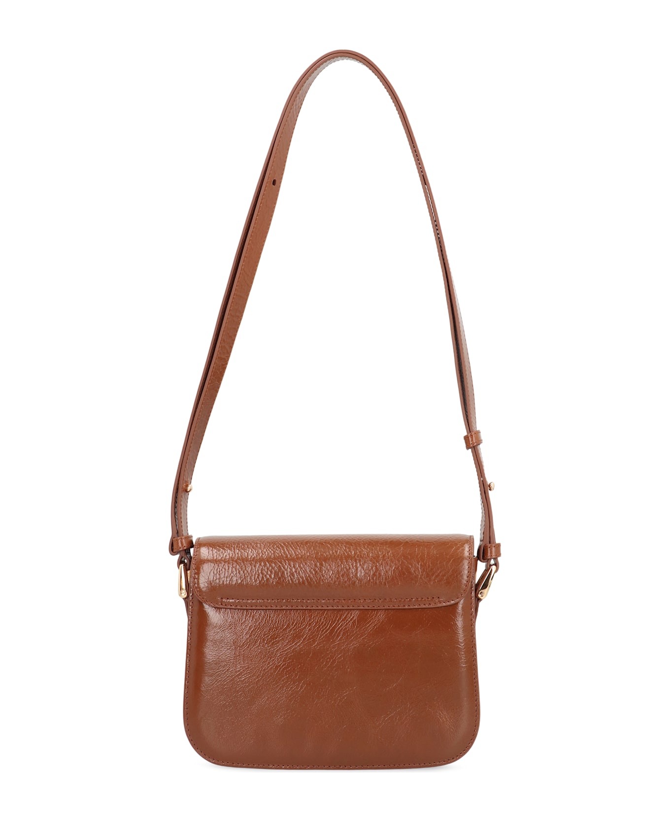 A.P.C. Grace Small Bag In Leather - brown