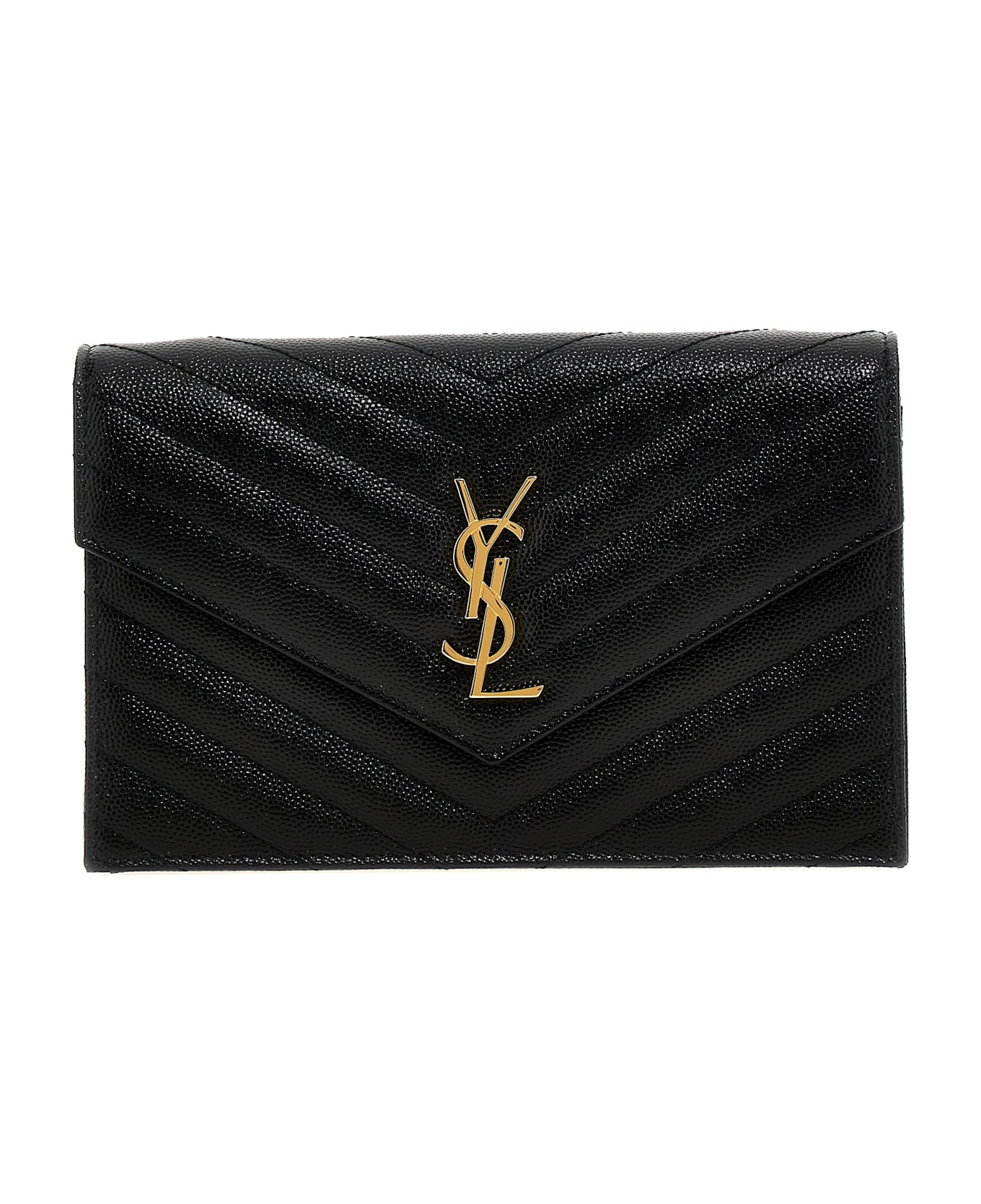Saint Laurent 
cassandre
 Wallet - Black  