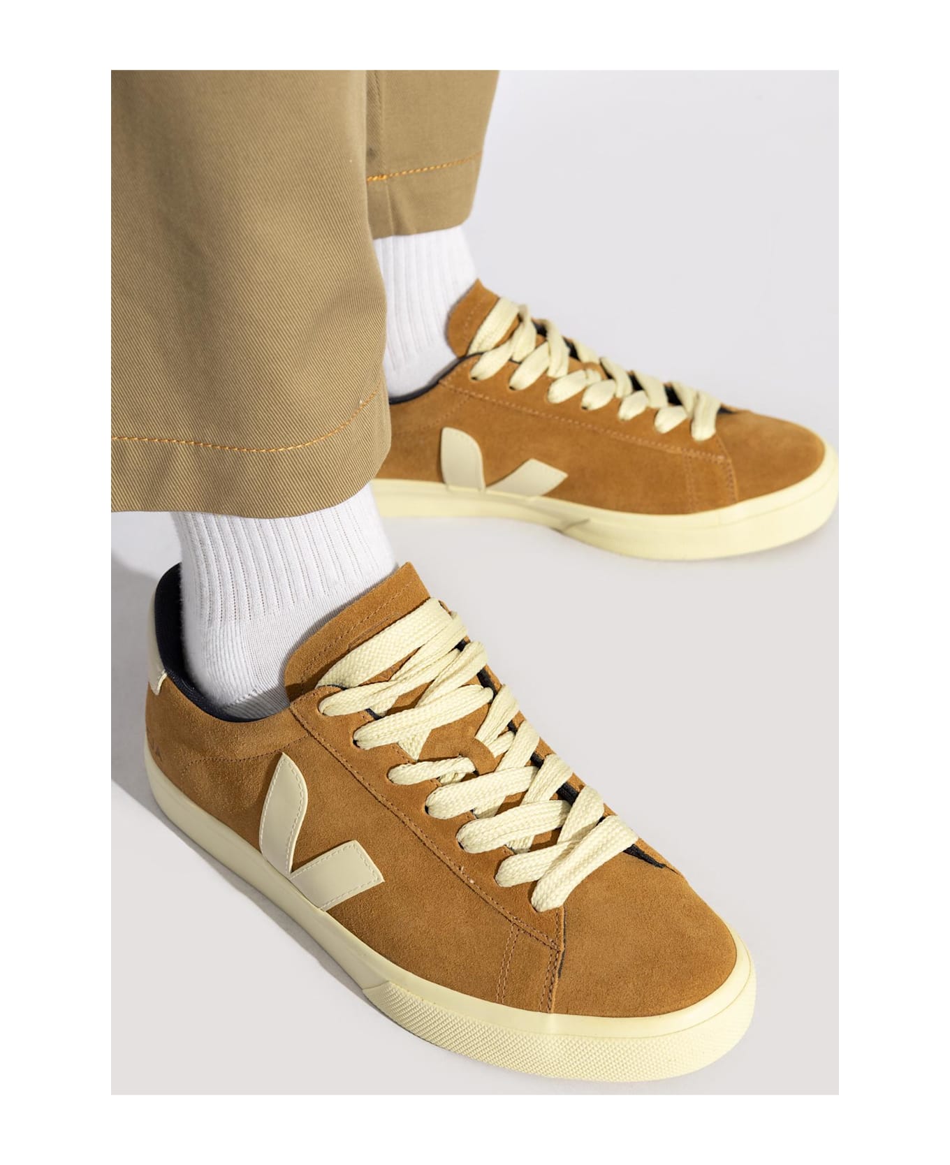 Veja Sneakers Campo Leather - Camel Pierre