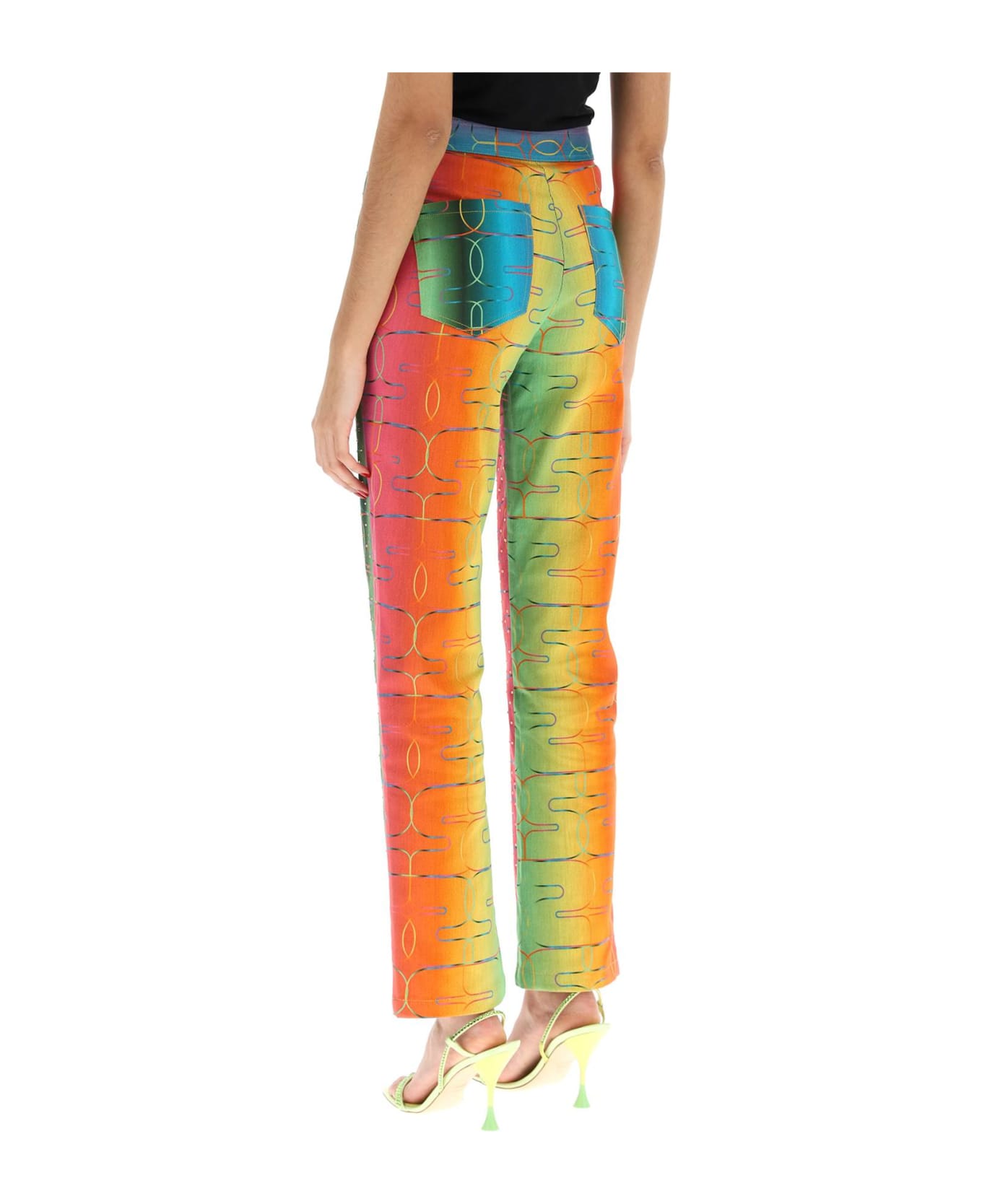 SIEDRES 'bery' Multicolor Rhinestone Pants - MULTI