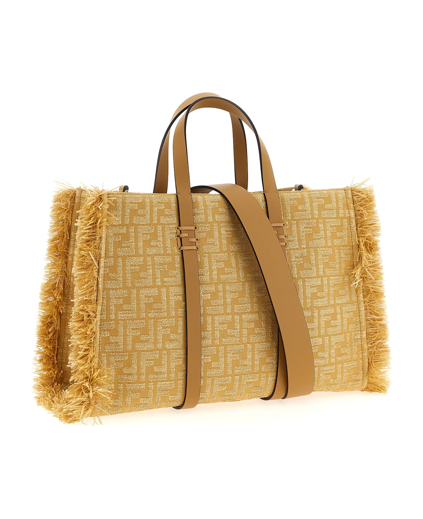 Fendi 
summer Tote
 Shopping Bag - Beige