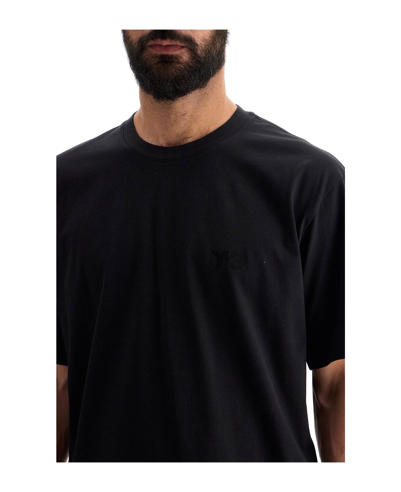 Y-3 Oversized Logo T - BLACK (Black)