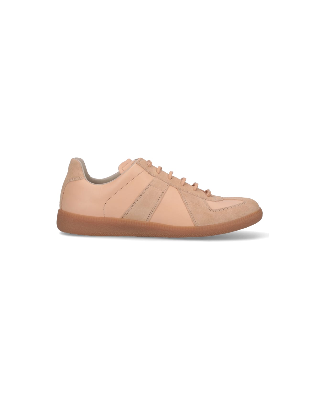 Maison Margiela Replica Suede Sneakers - Pink スニーカー