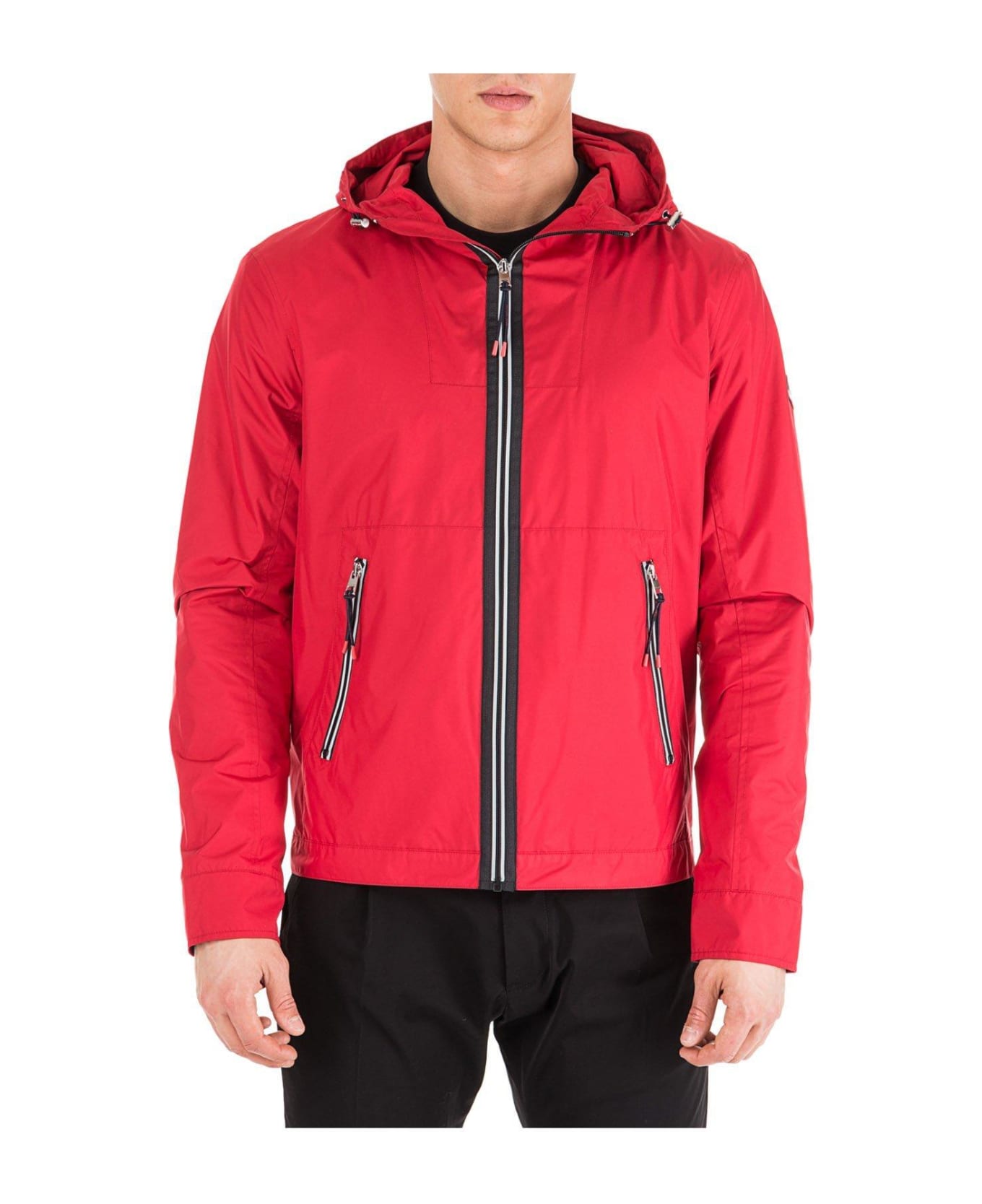 Michael Kors Tech Hooded Zip Jacket - red ジャケット