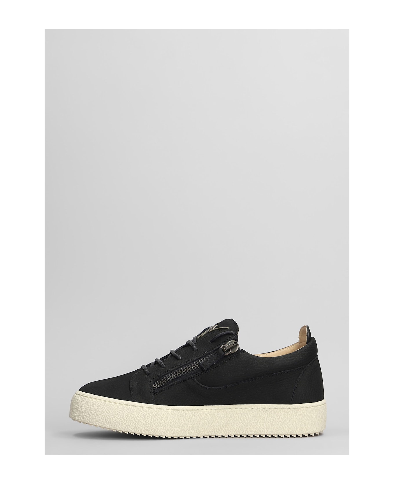 Giuseppe Zanotti Frankie Sneakers In Black Leather - black