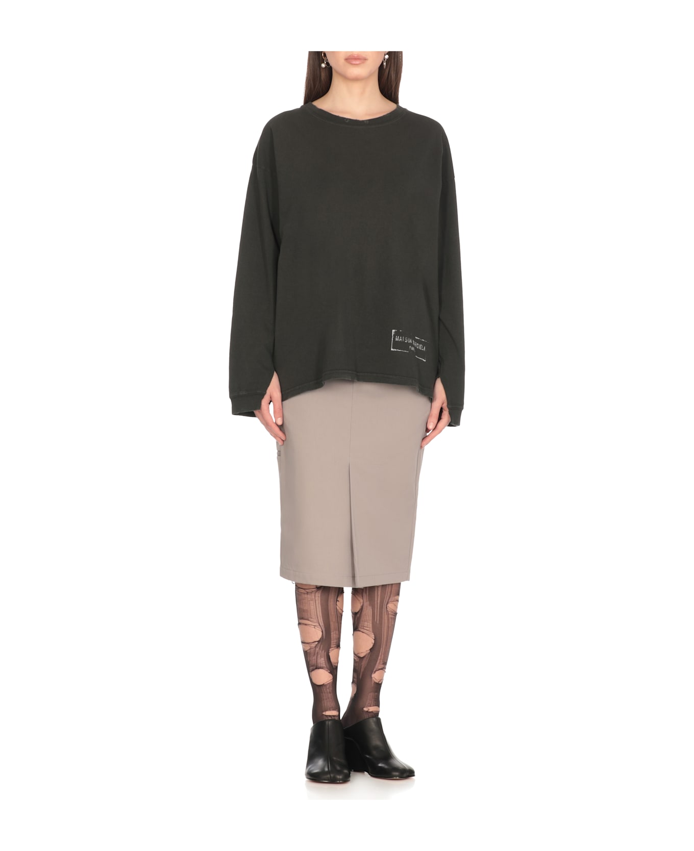 Maison Margiela Cotton T-shirt - Black