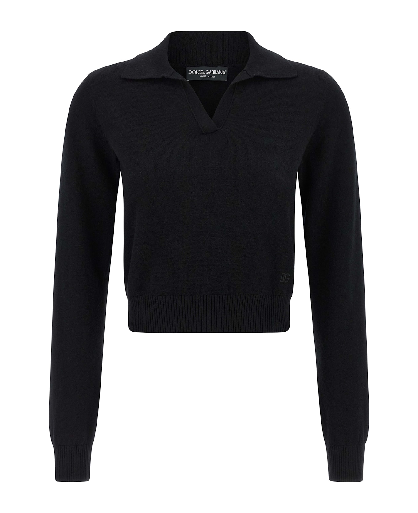 Dolce 
Gabbana Polo Jersey - Black  