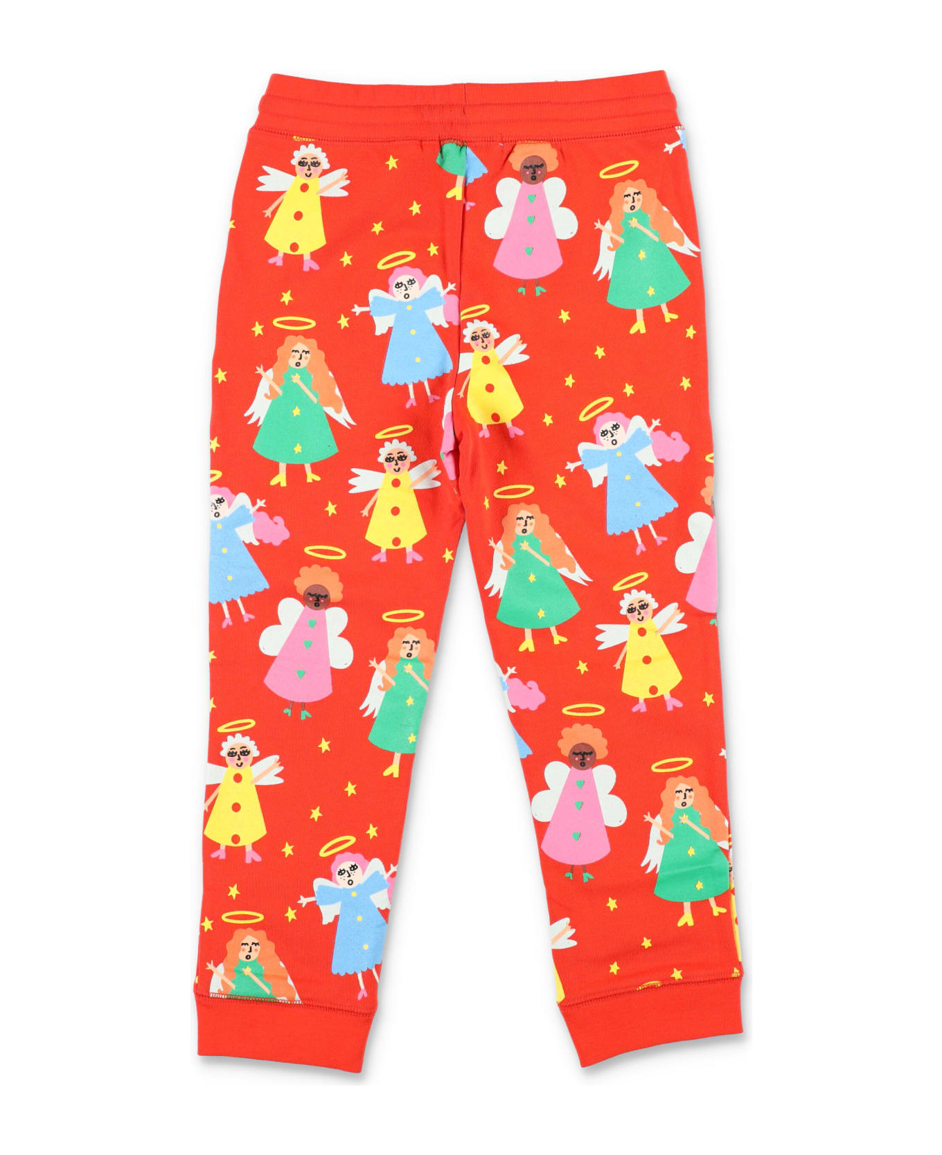 Stella McCartney Kids Angels Print Jogging Pants - RED/MULTICOLOR