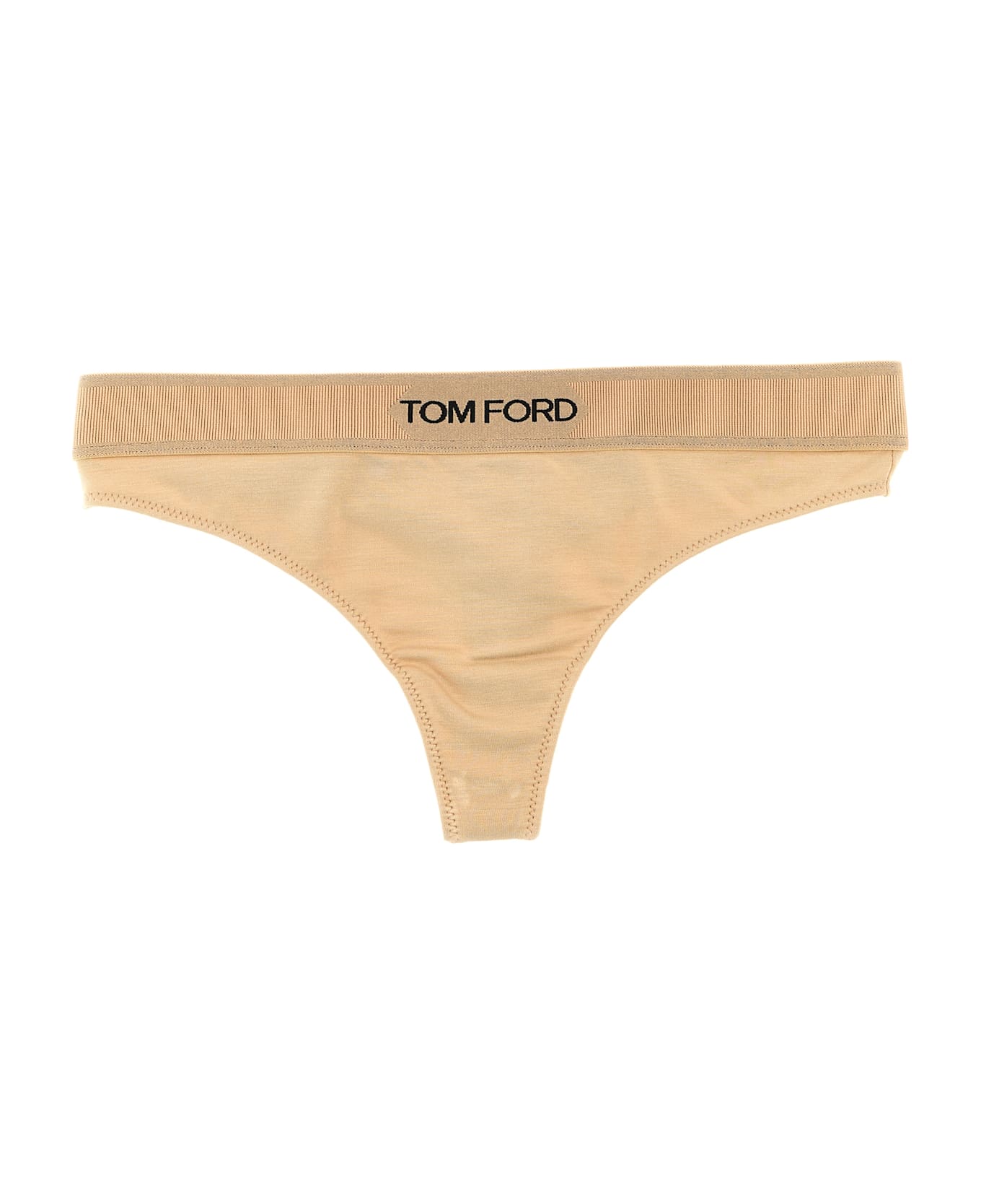 Tom Ford Thong Briefs - Beige