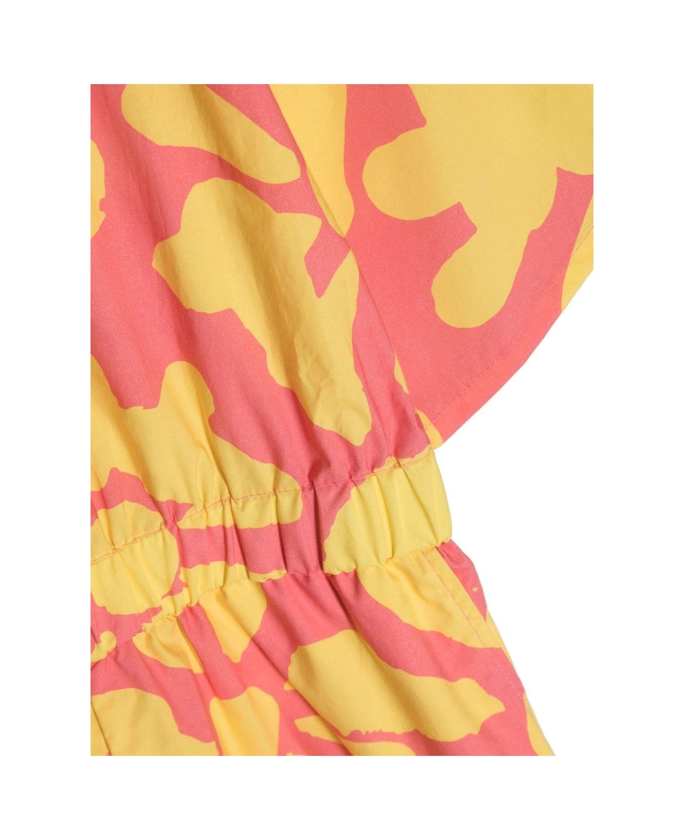 Marni Mj113f Midi Dress - Pink Yellow