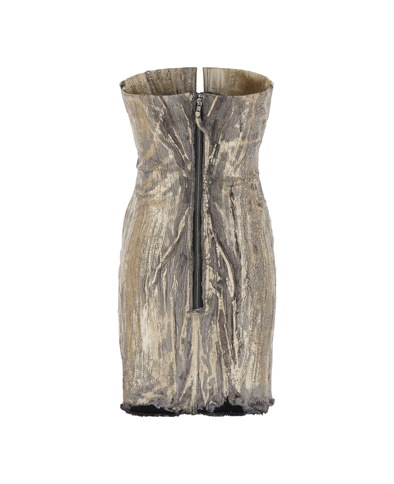 Rick Owens Prong Metallic Dress - Metallic