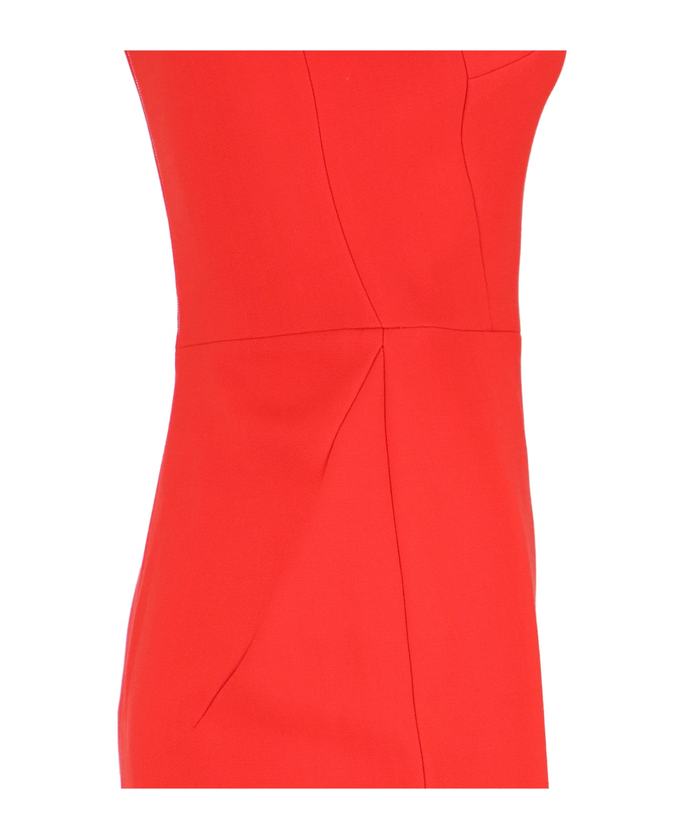 Victoria Beckham Midi T-shirt Dress - Red ワンピース＆ドレス