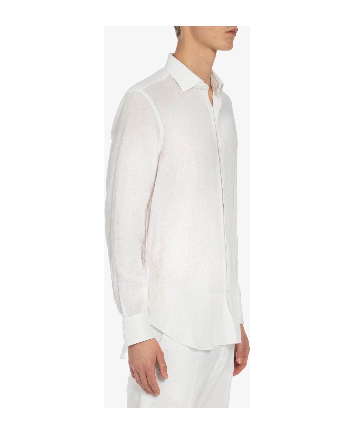 Larusmiani Handmade Shirt Mayfair Shirt - White