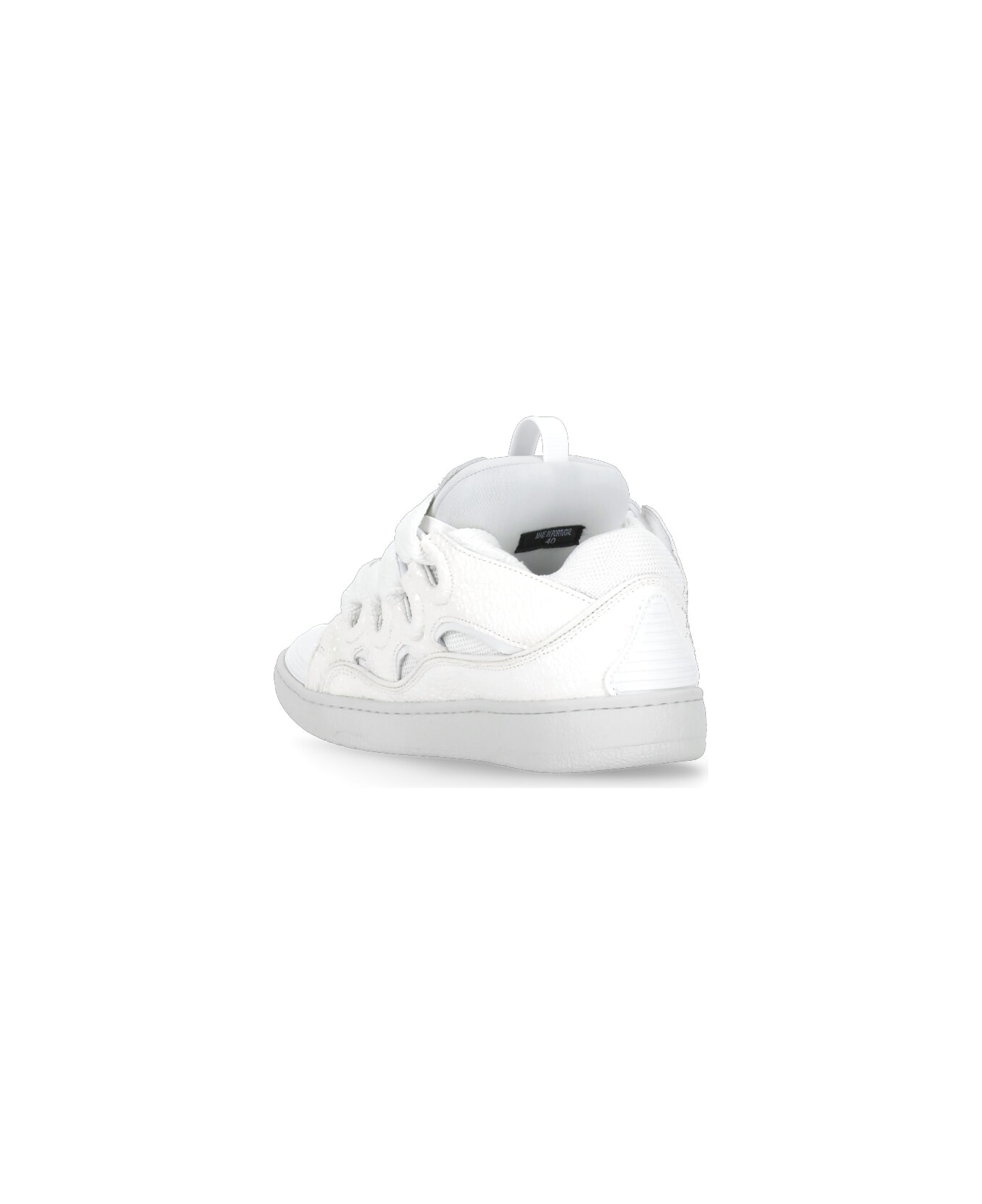 Lanvin Curb Sneakers - White