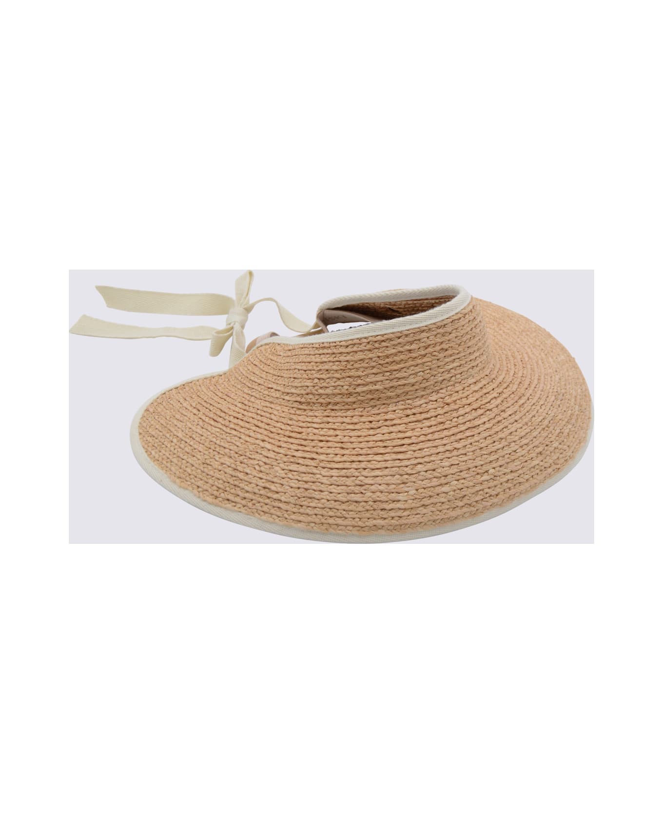 Helen Kaminski Natural And White Mita Hat
