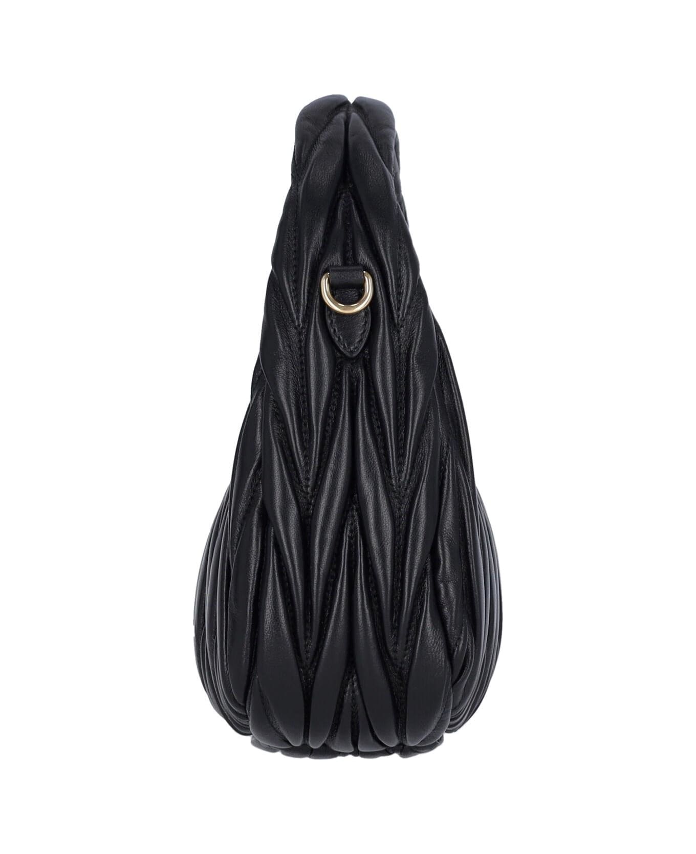 Miu Miu 'wander' Hobo Bag - Nero