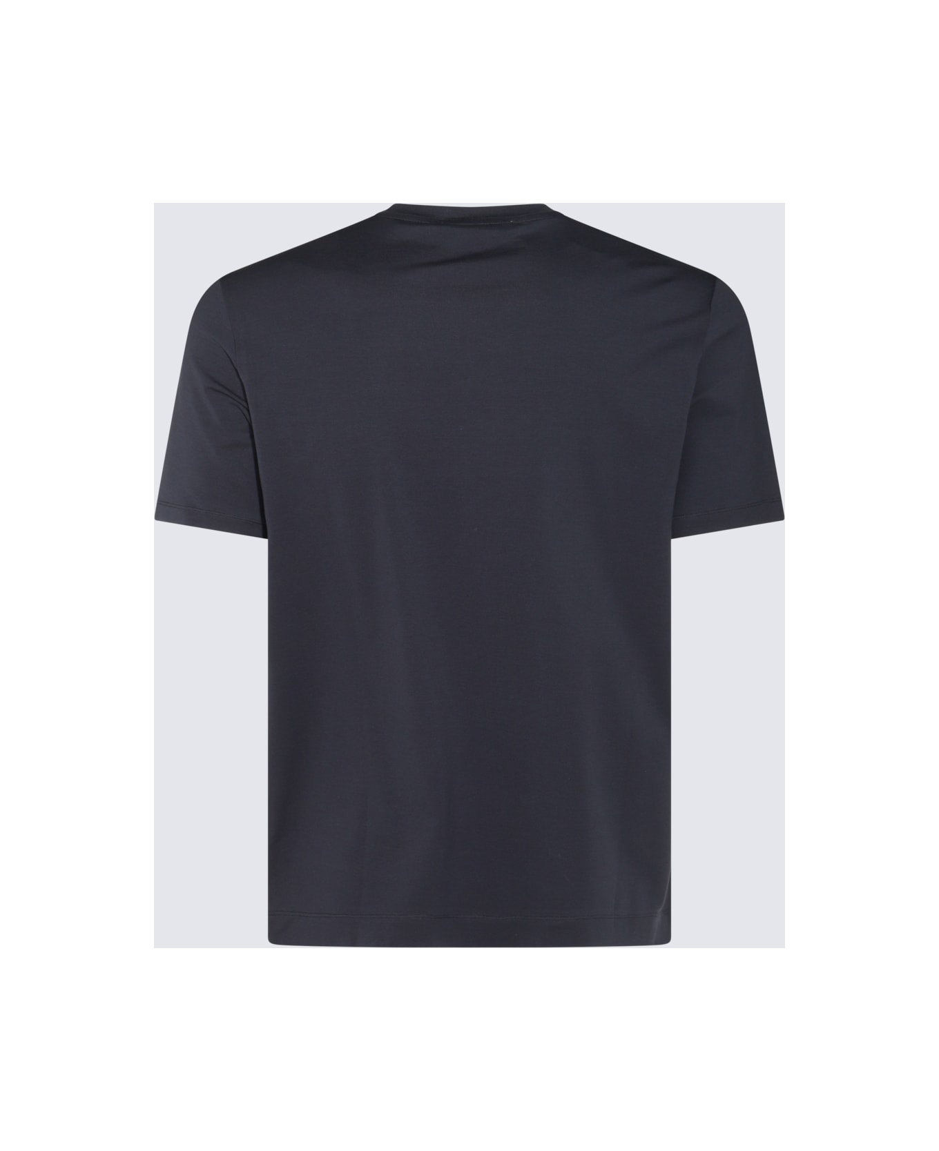 Cruciani Blue Cotton T-shirt - Blue