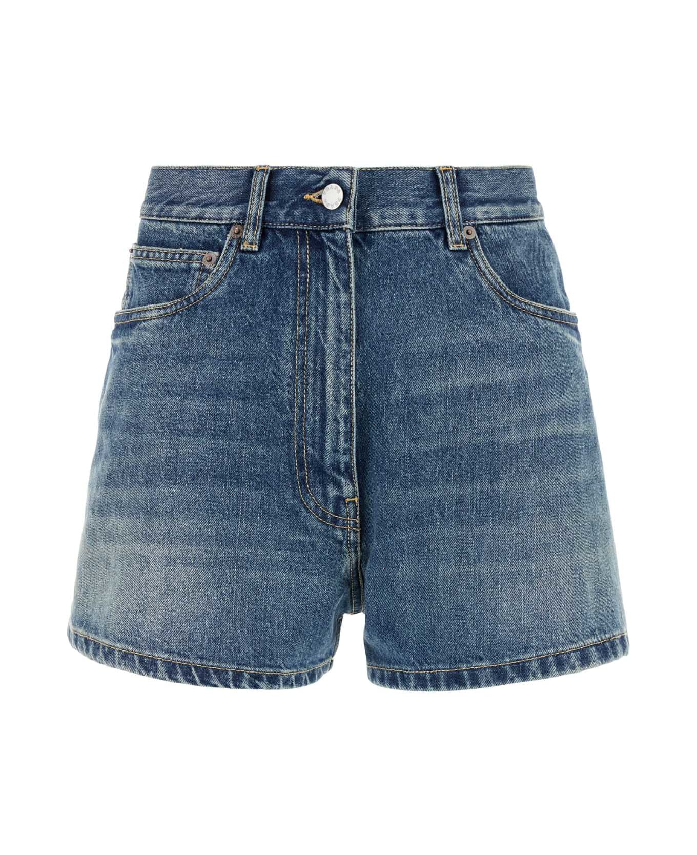 Prada Denim Shorts - LIGHT BLUE
