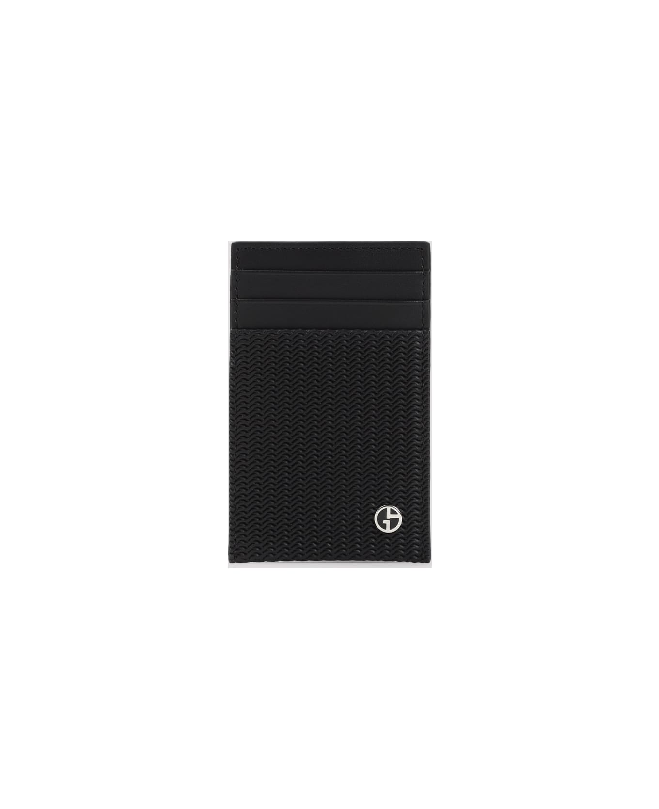 Giorgio Armani Credit Card Holder - Nero