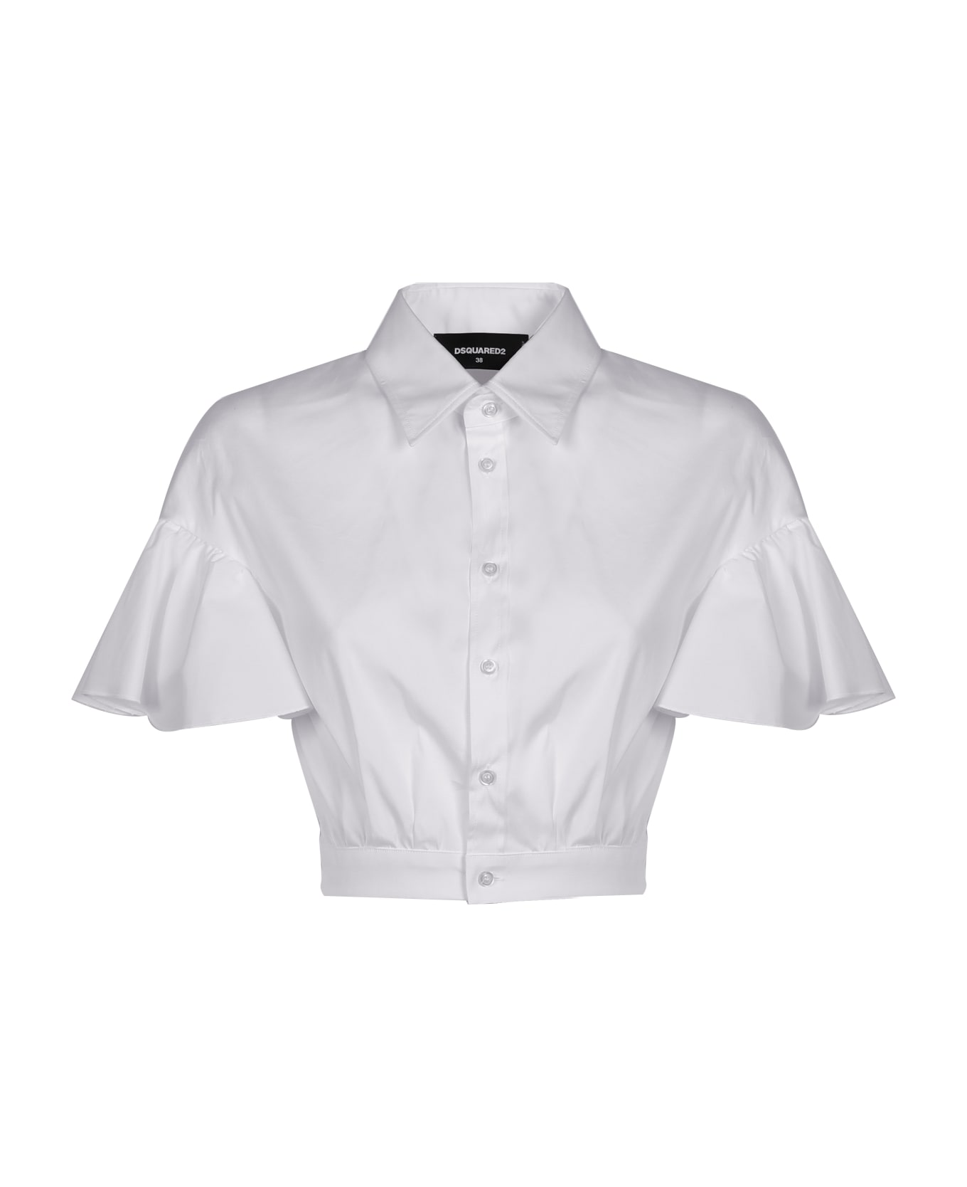 Dsquared2 Cropped Shirt - White