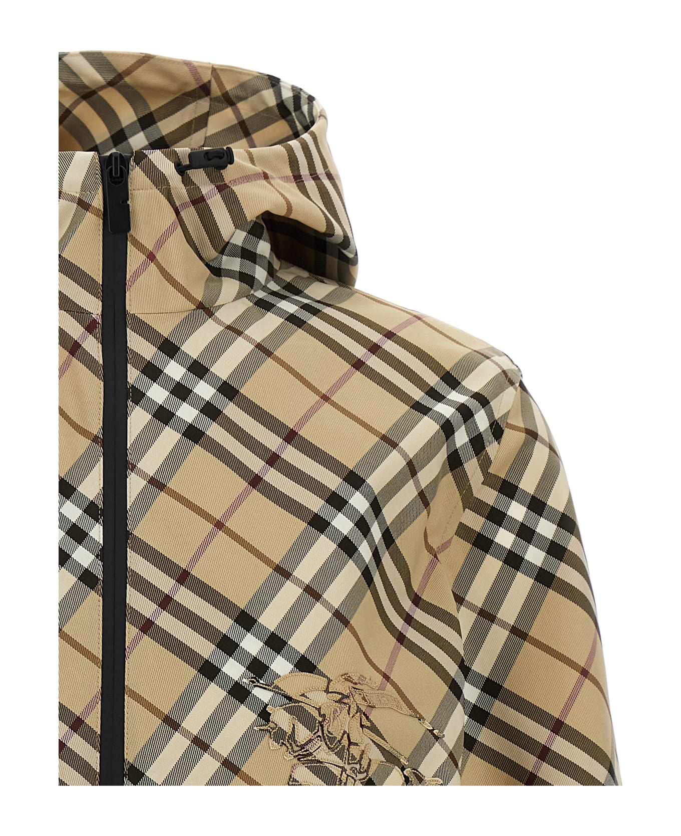 Burberry Hooded Jacket - Red